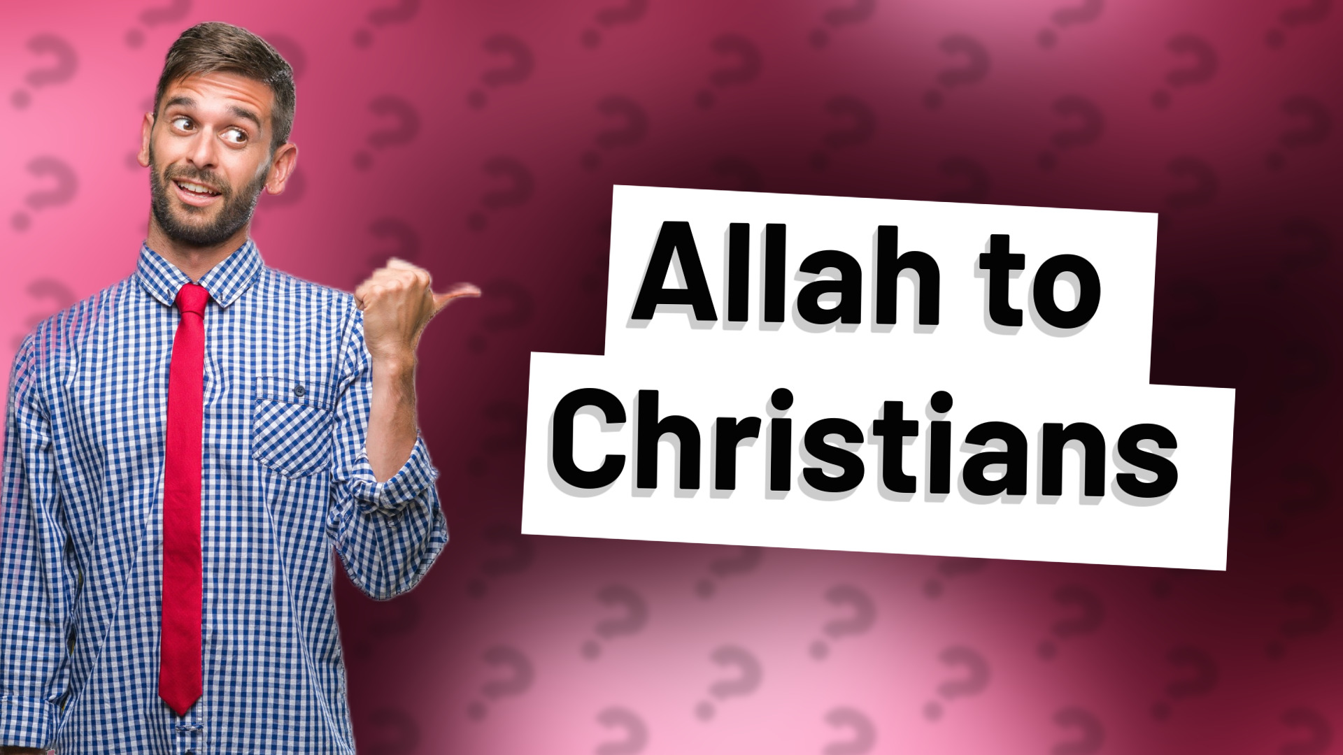 Allah to Christians