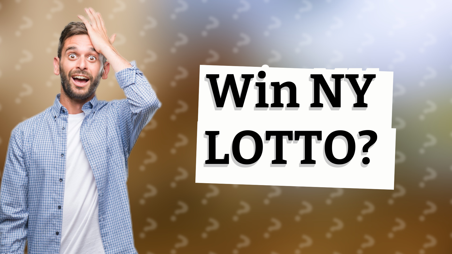 Win NY LOTTO?
