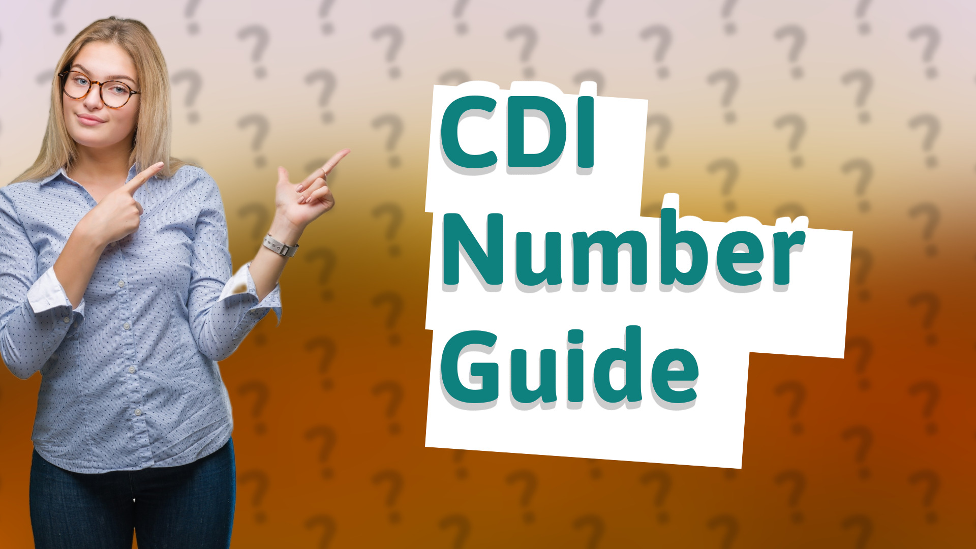 CDI Number Guide