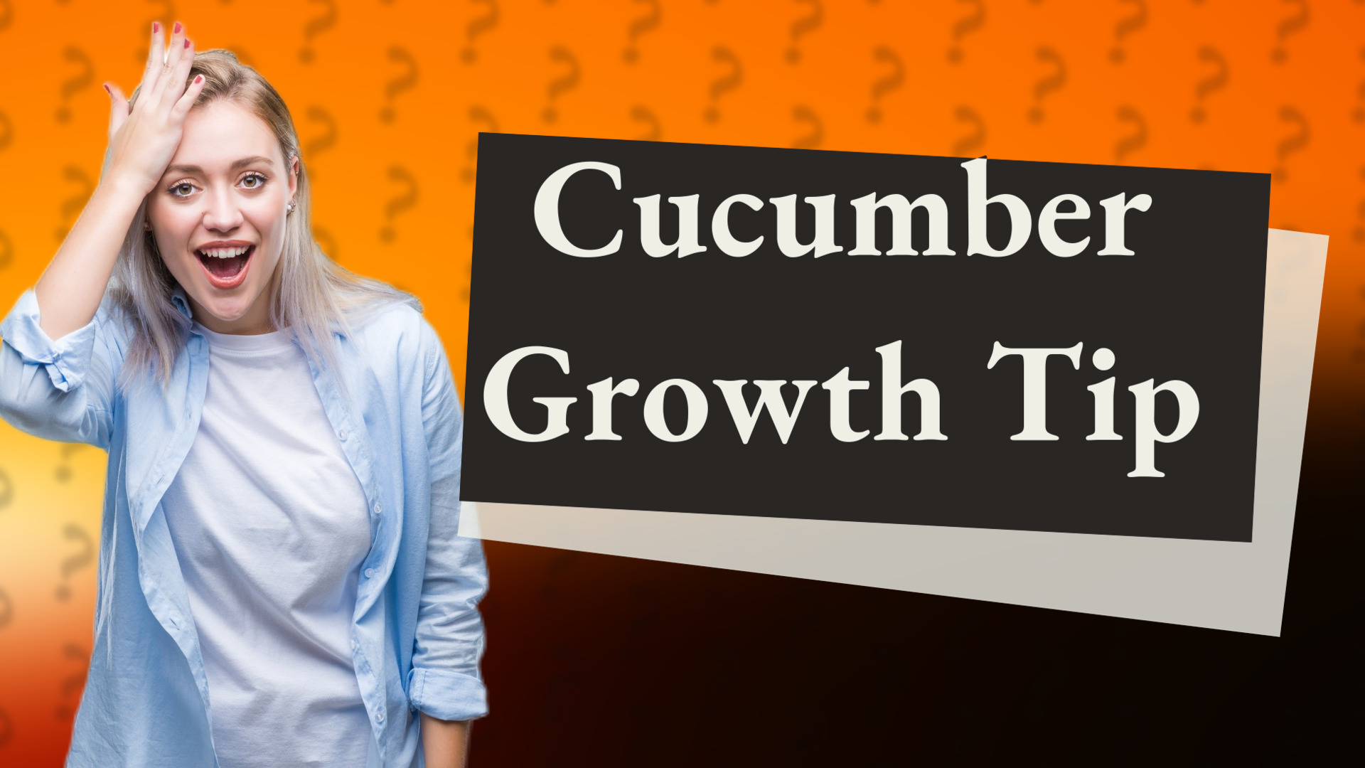Cucumber Growth Tip