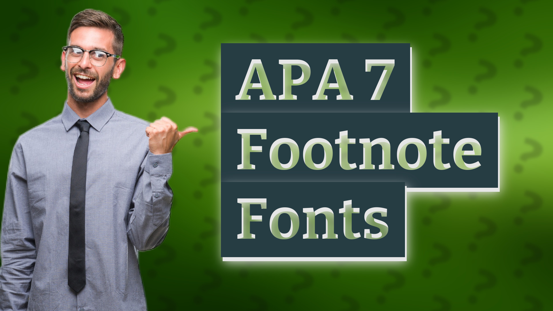 APA 7 Footnote Fonts