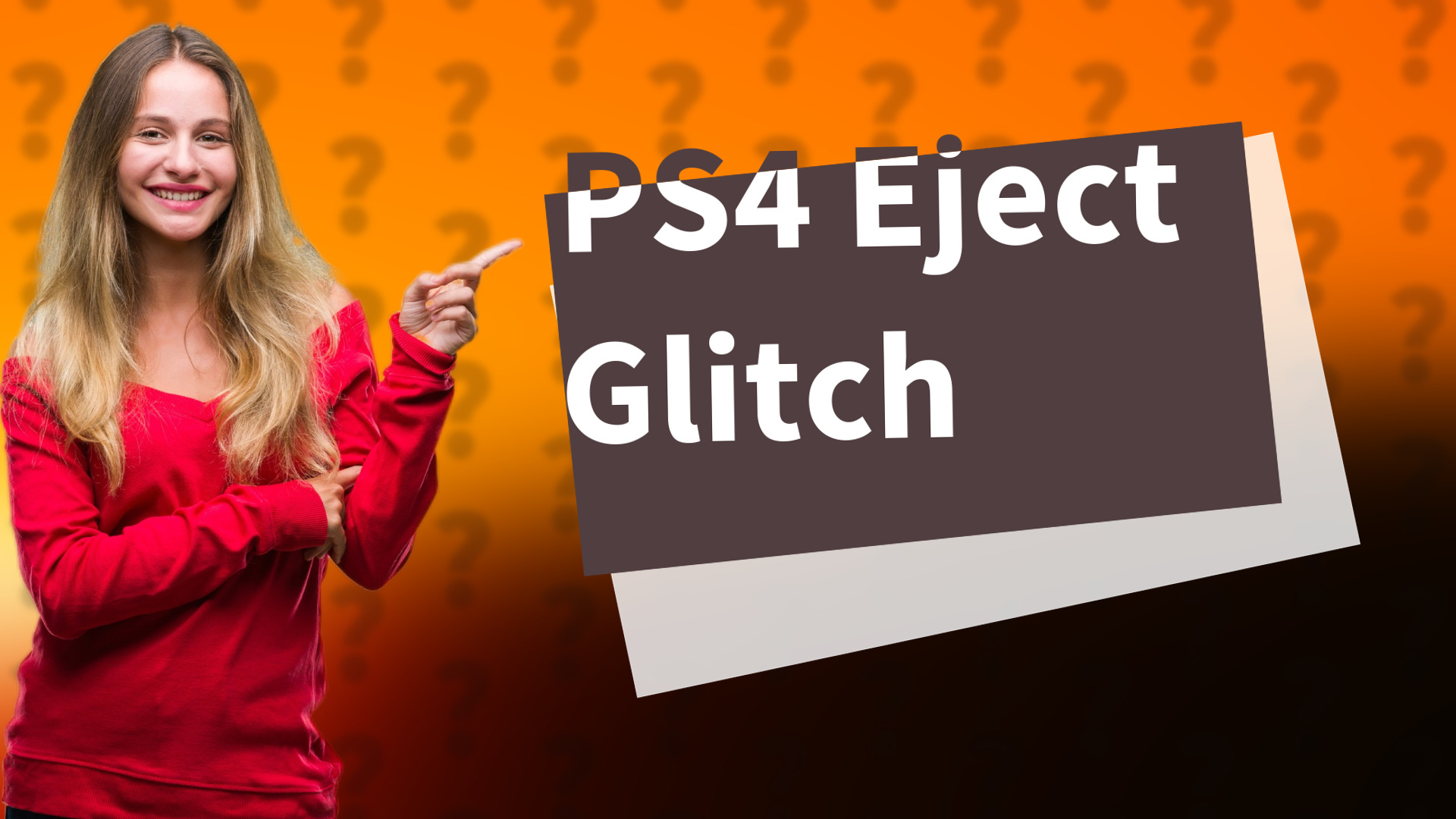 PS4 Eject Glitch