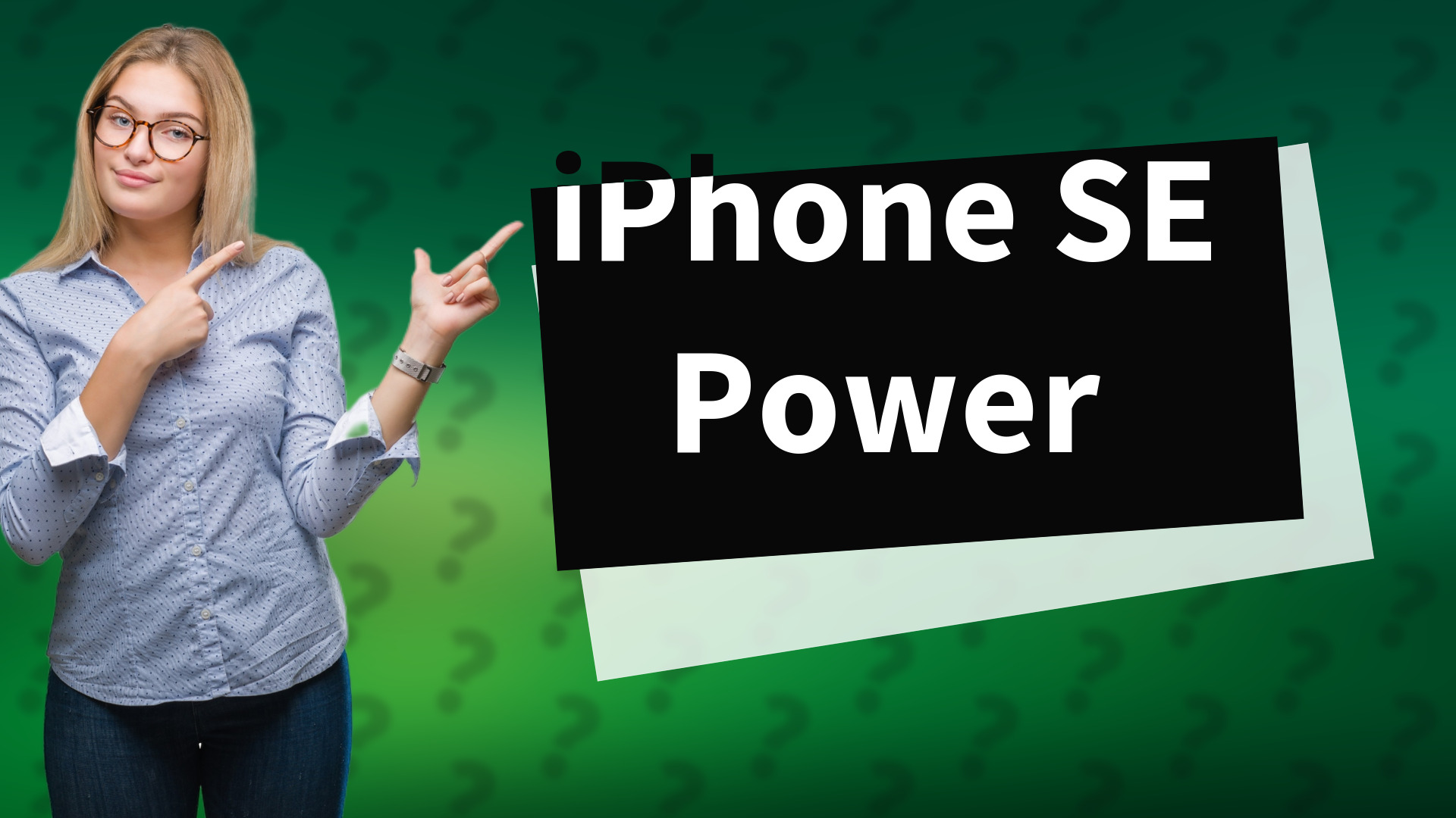 iPhone SE Power