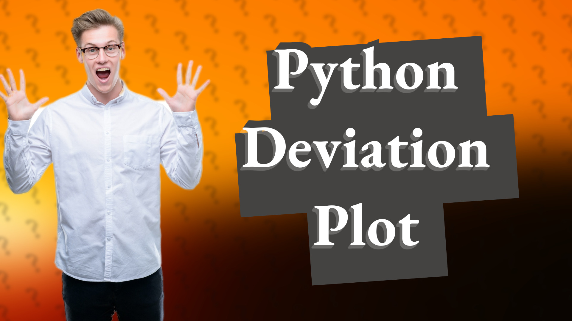 Python Deviation Plot
