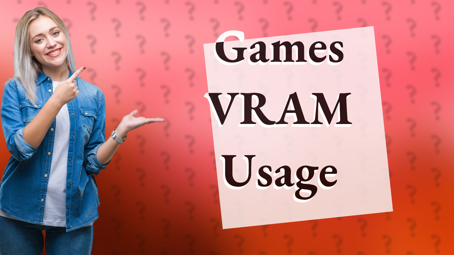 Games VRAM Usage