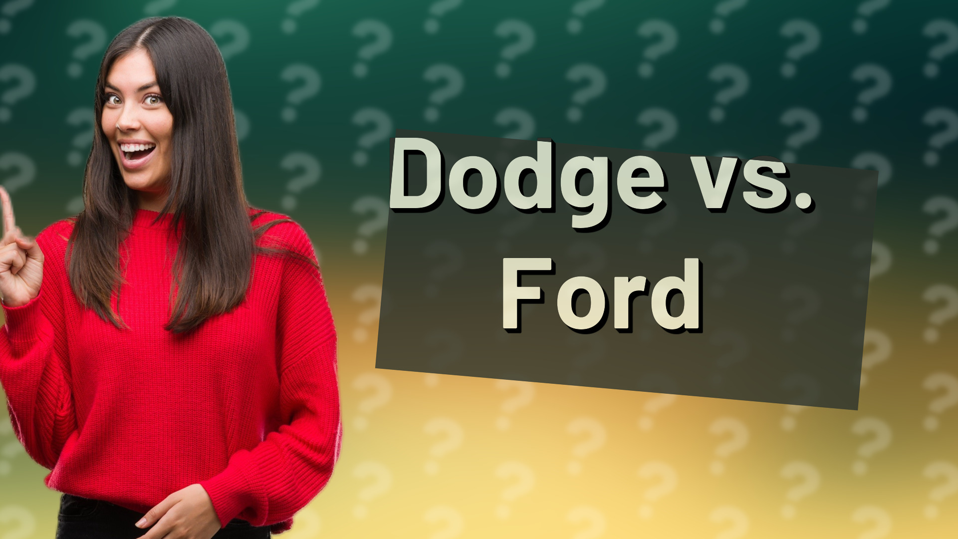 Dodge vs. Ford