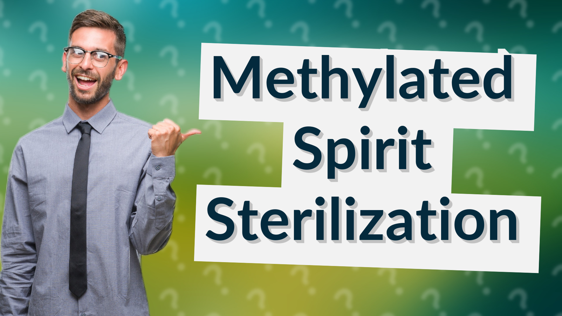 Methylated Spirit Sterilization