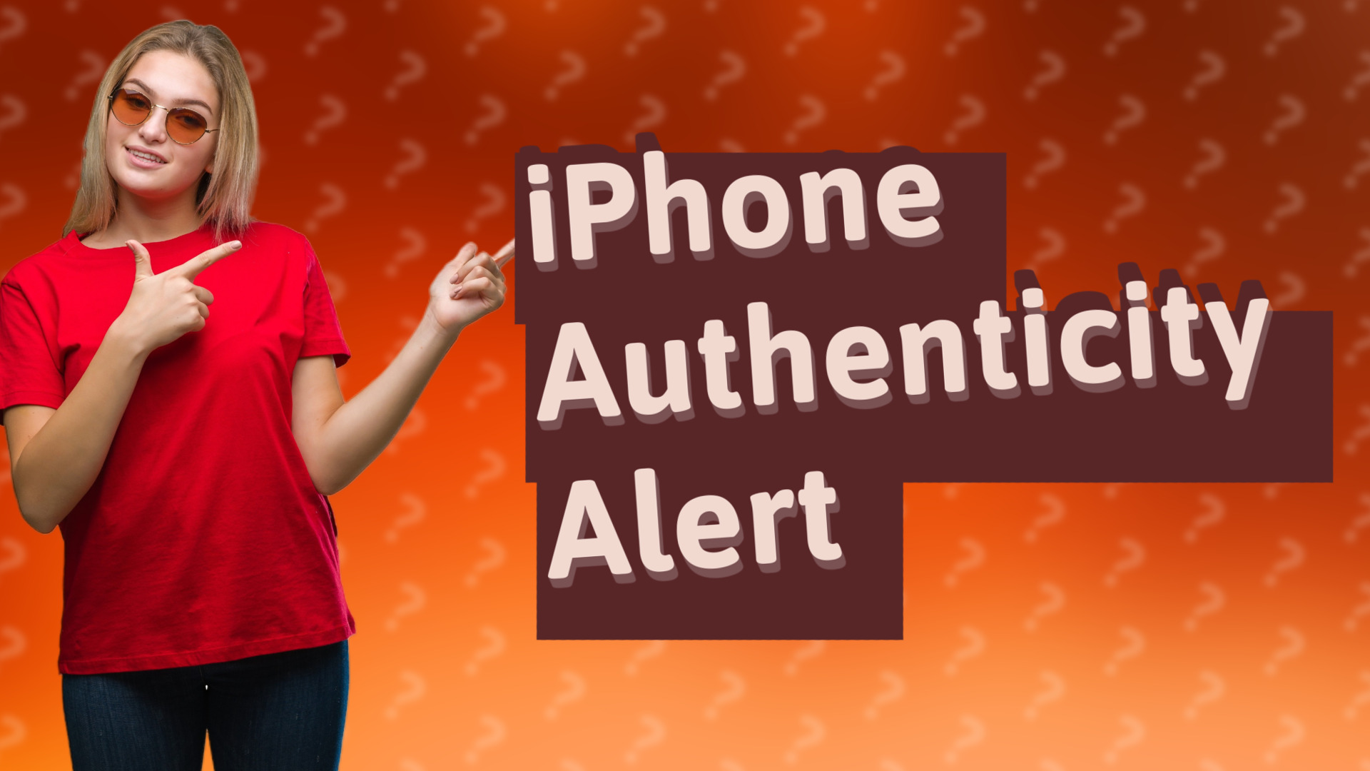 iPhone Authenticity Alert