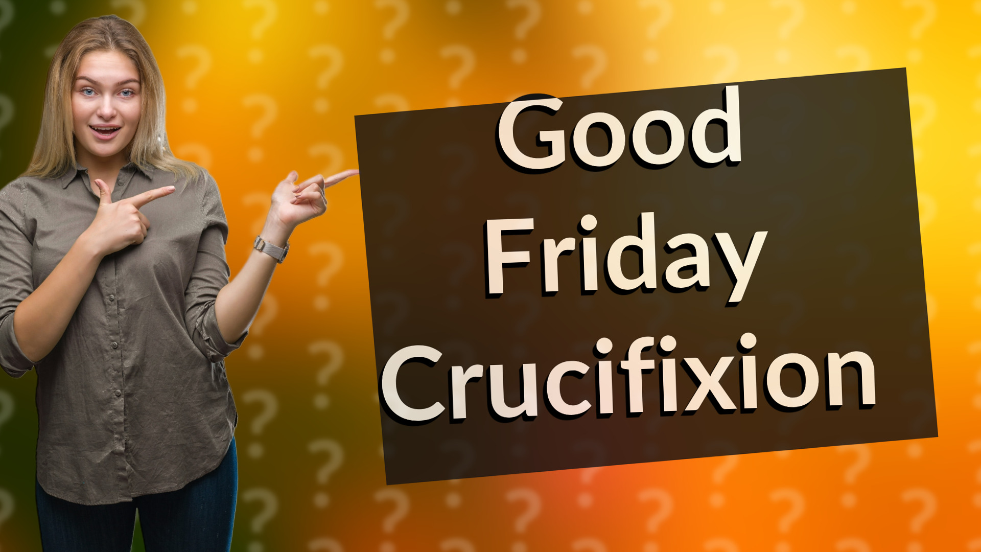Good Friday Crucifixion