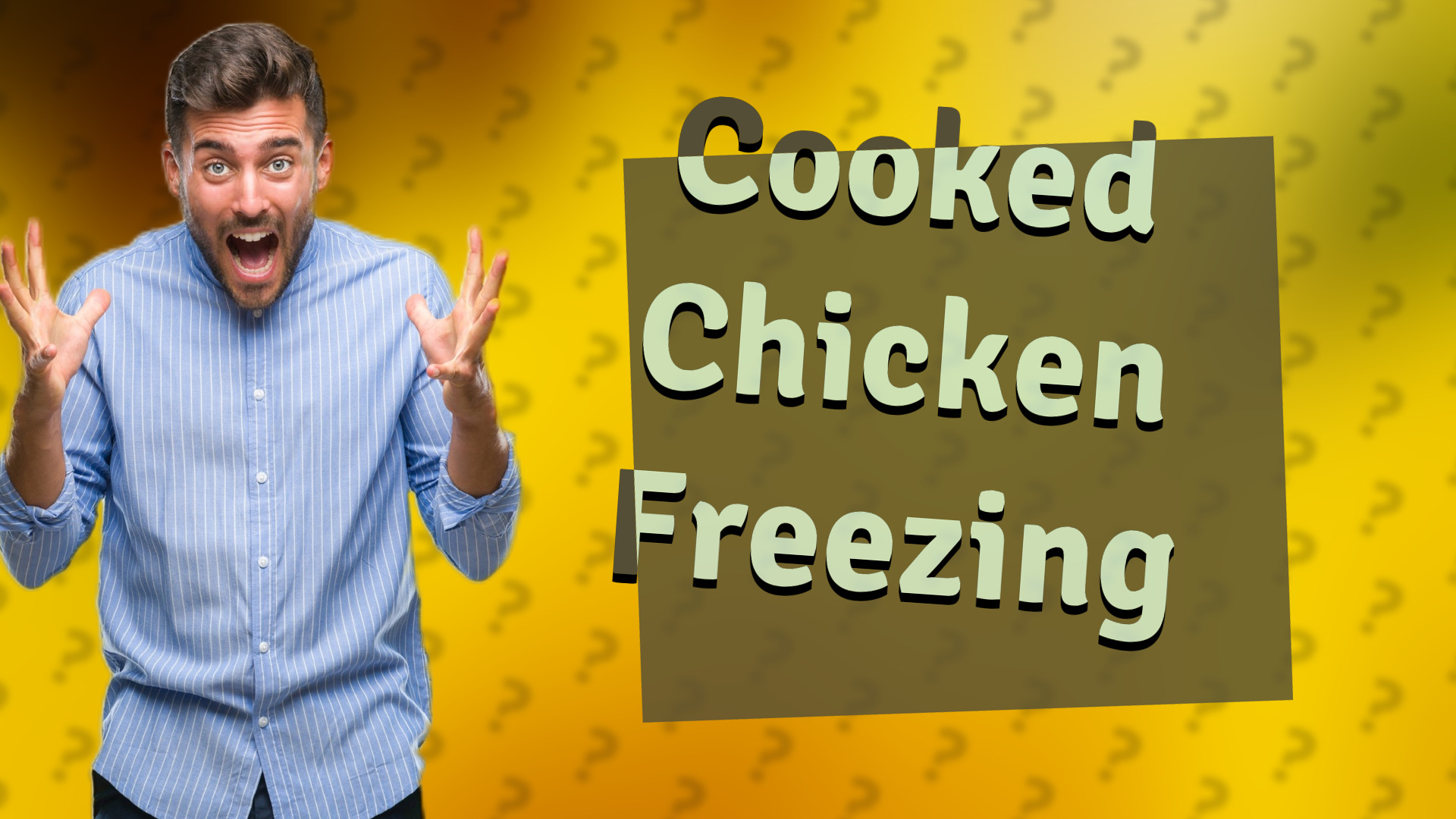 Cooked Chicken Freezing