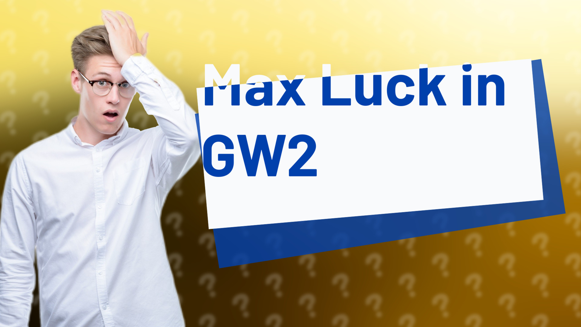 Max Luck in GW2