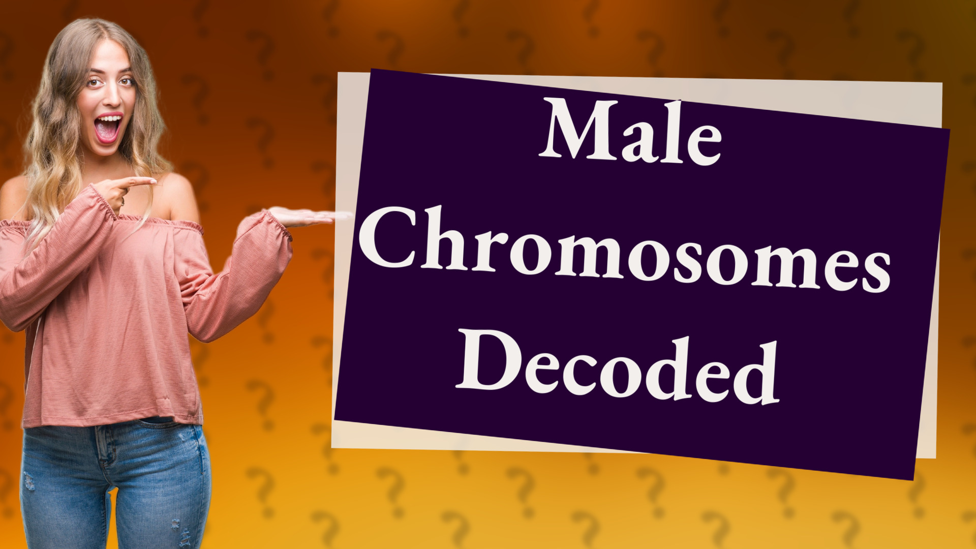 Male Chromosomes Decoded