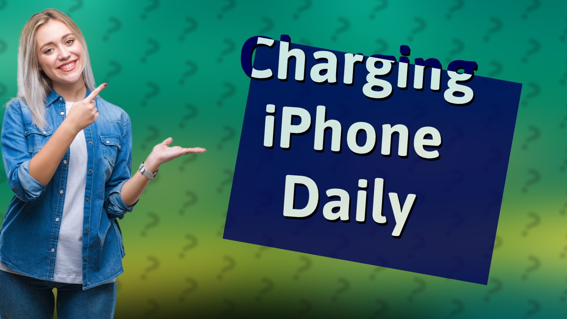 Charging iPhone Daily