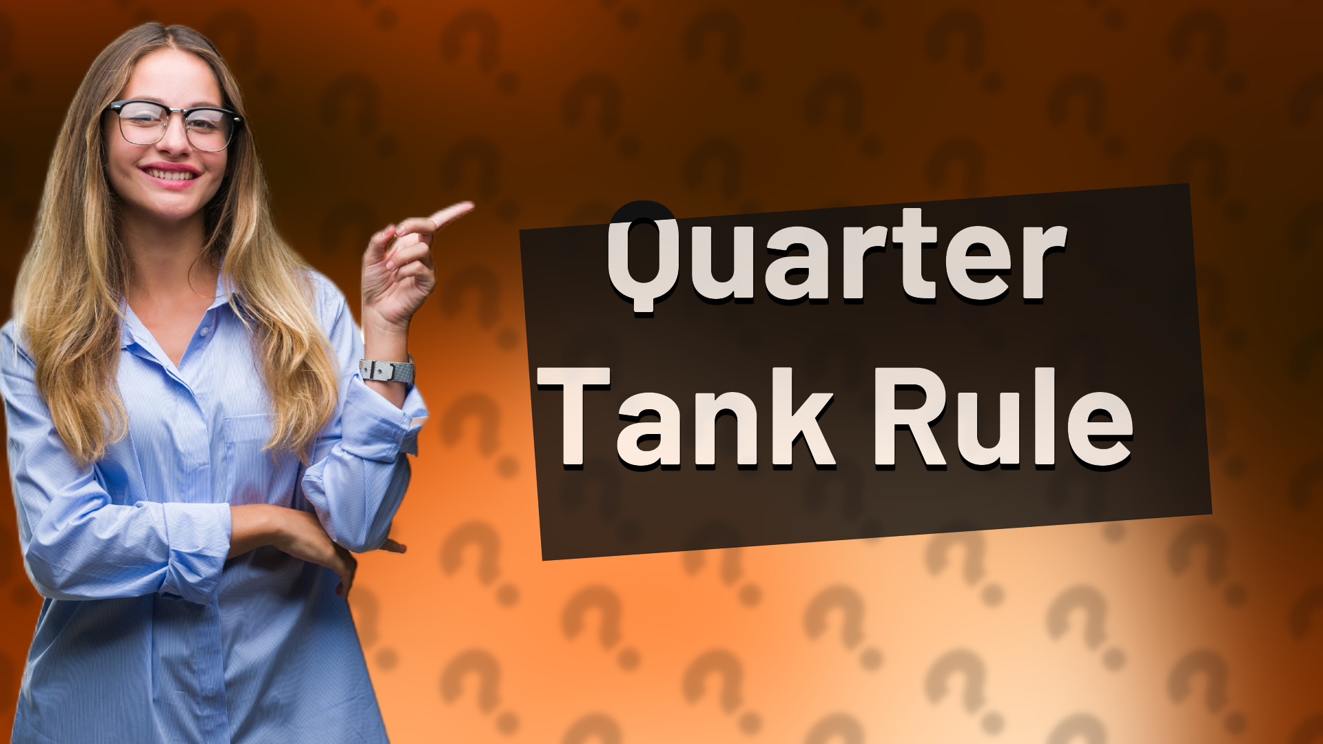 Quarter Tank Rule