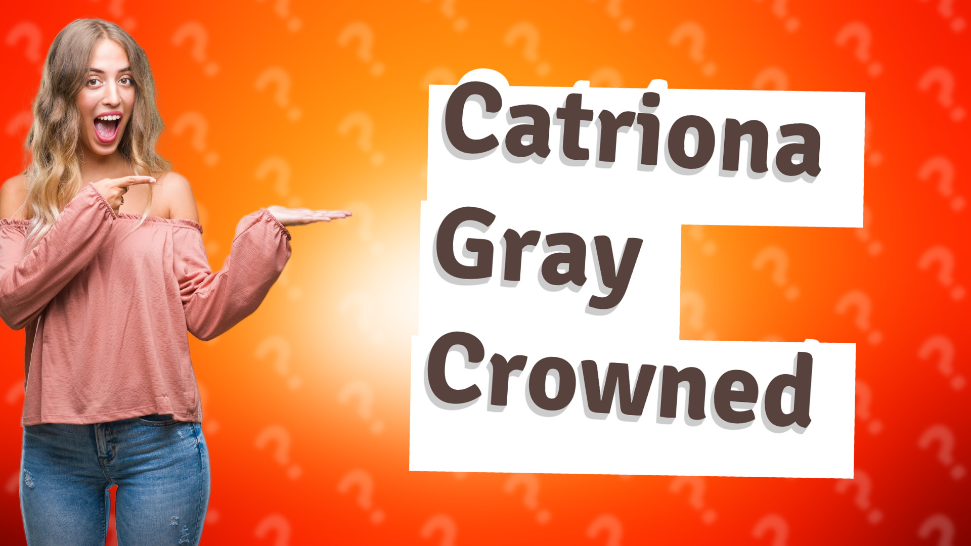Catriona Gray Crowned