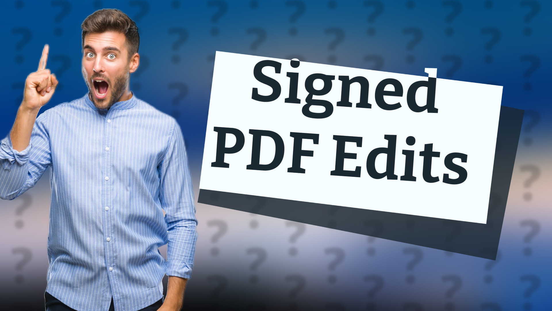 Signed PDF Edits