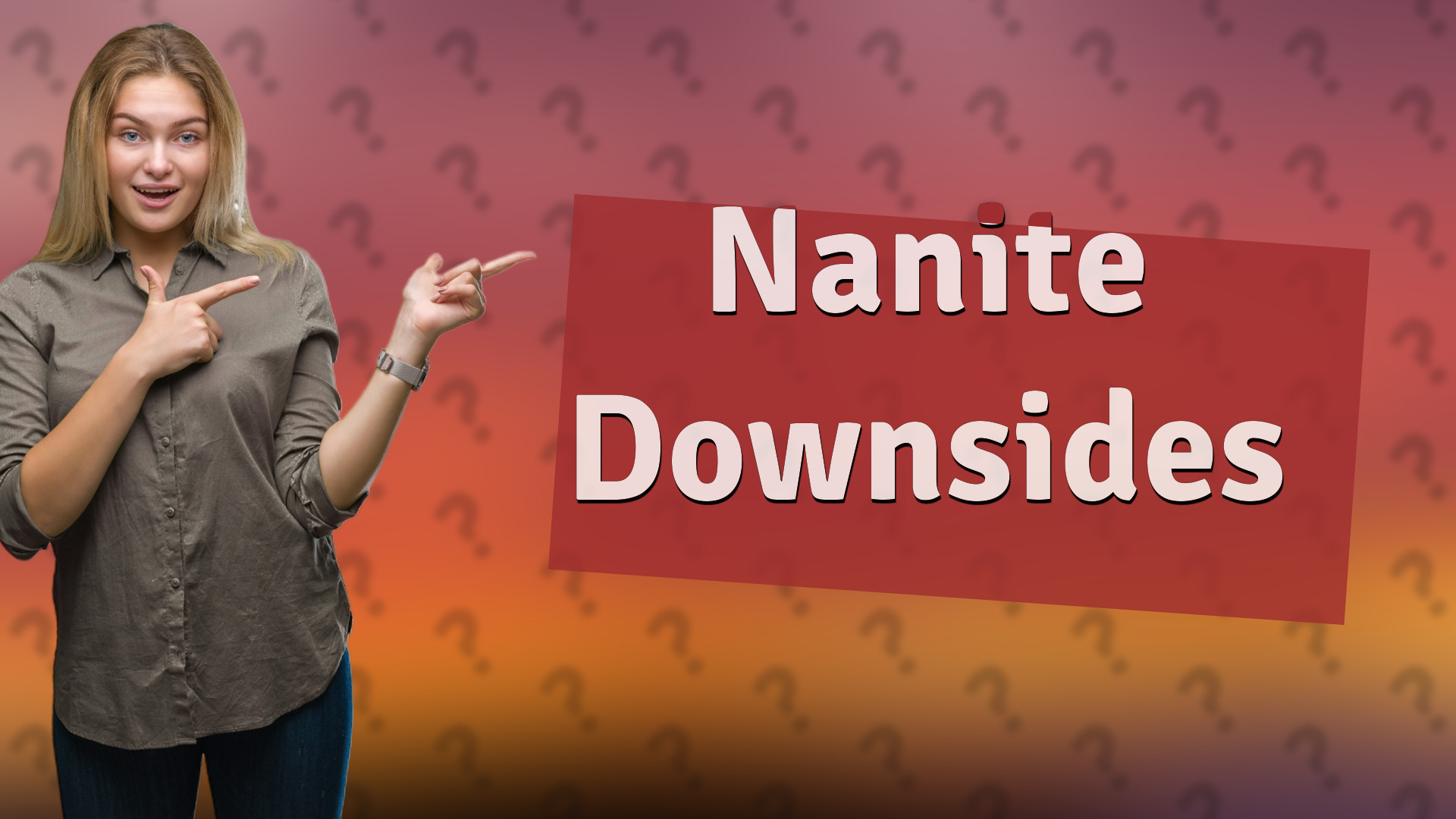 Nanite Downsides