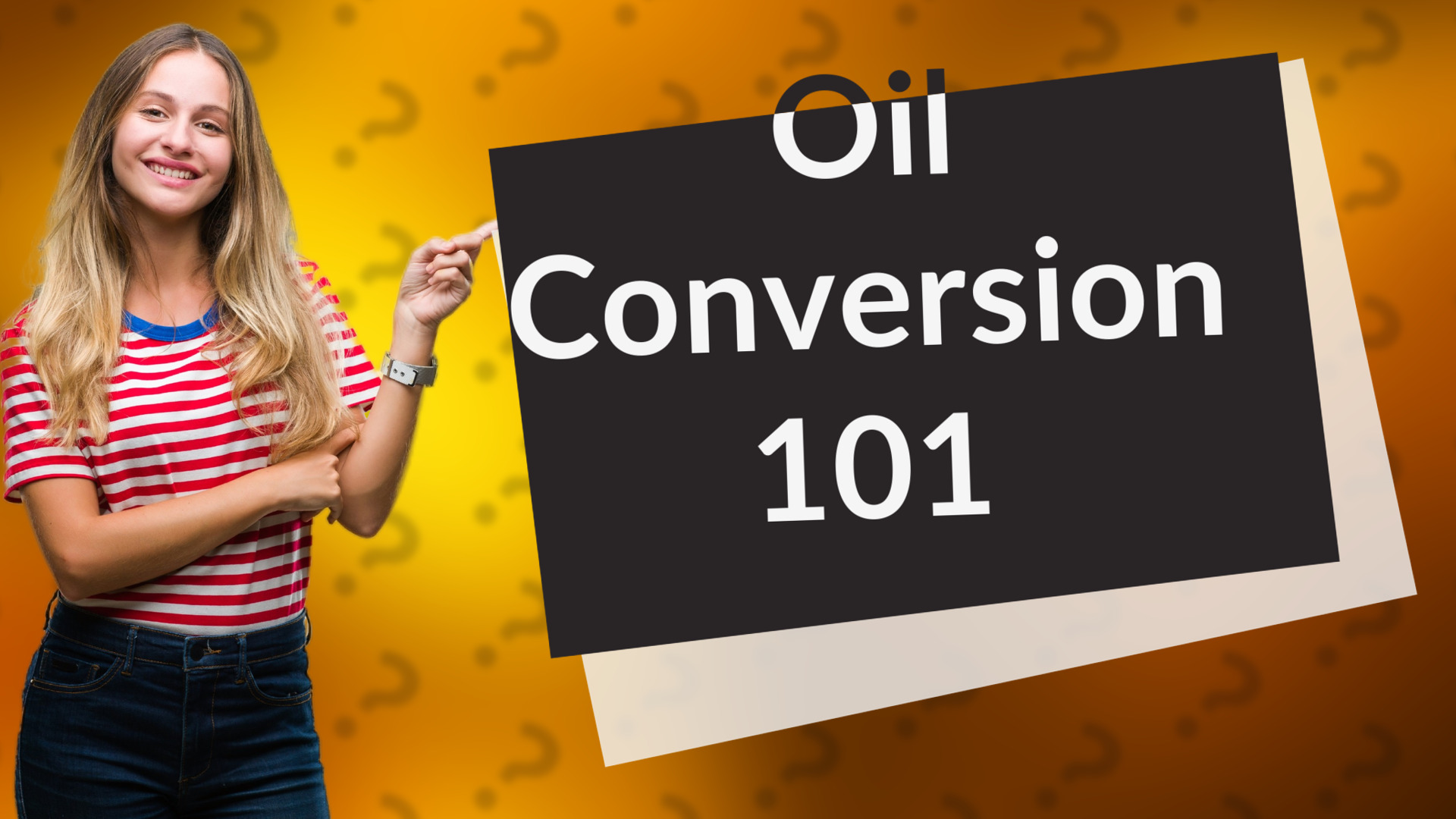 Oil Conversion 101