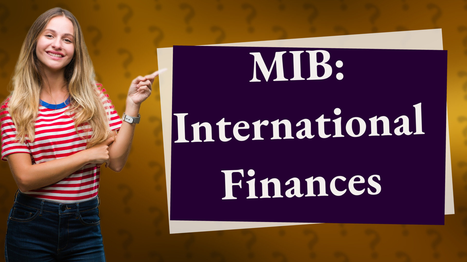 MIB: International Finances