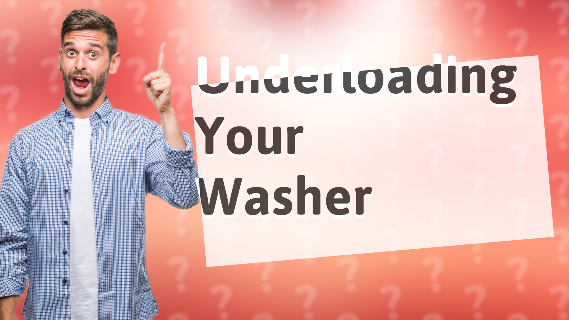 Underloading Your Washer