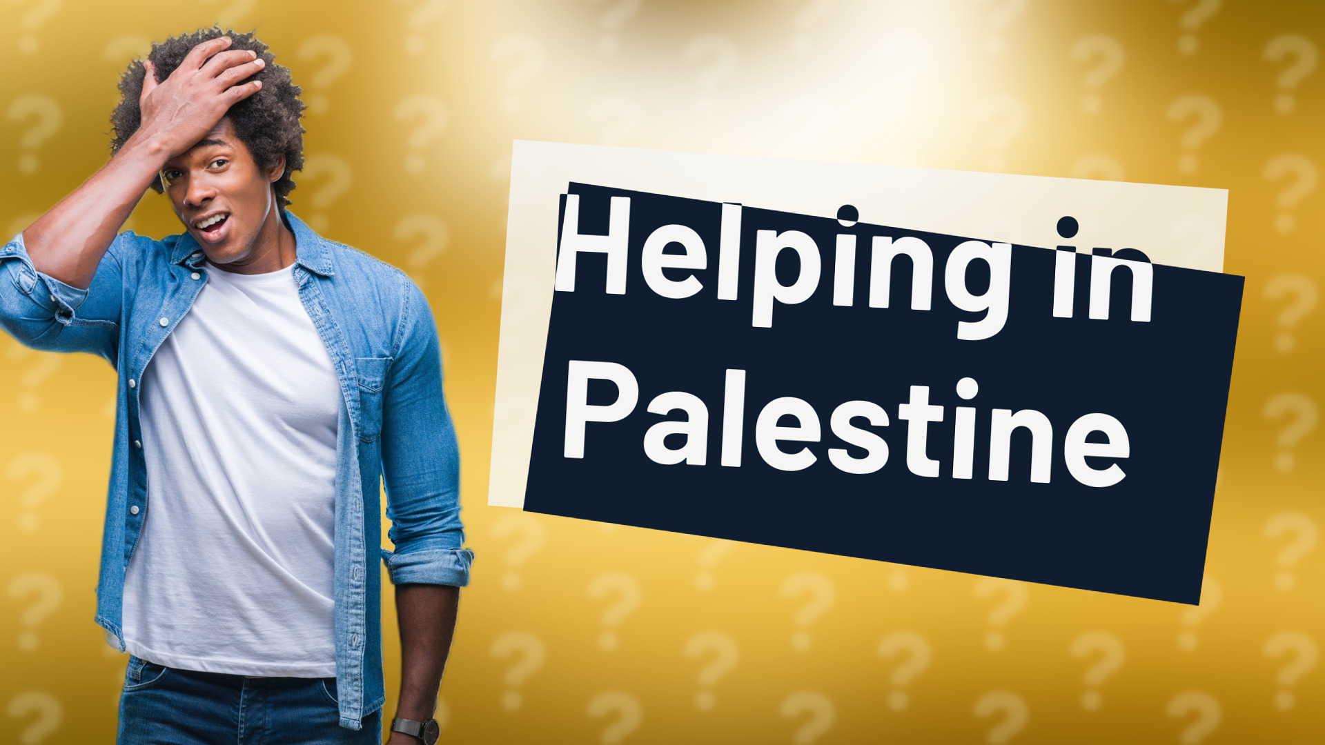 Helping in Palestine