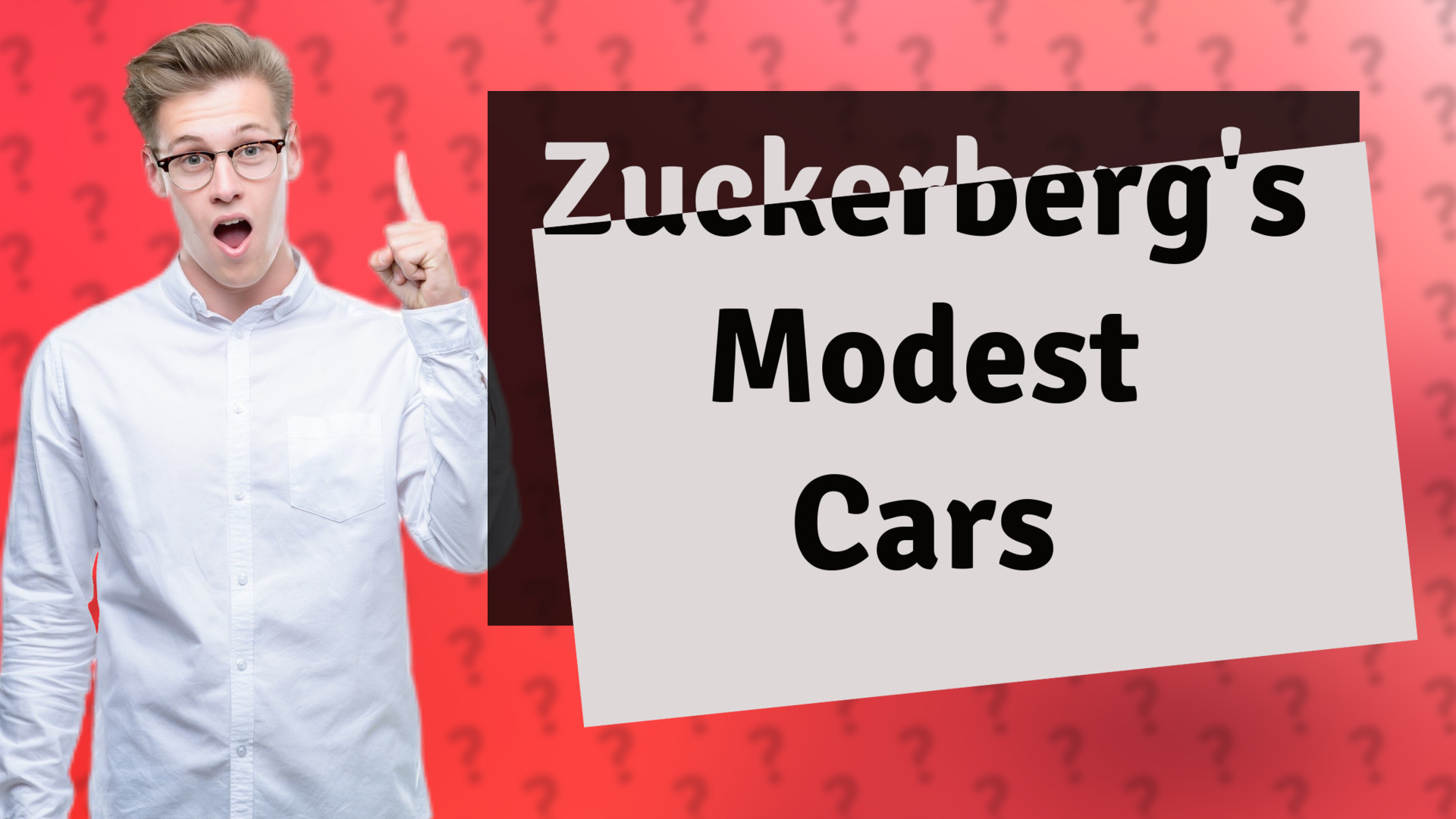 Zuckerberg's Modest Cars