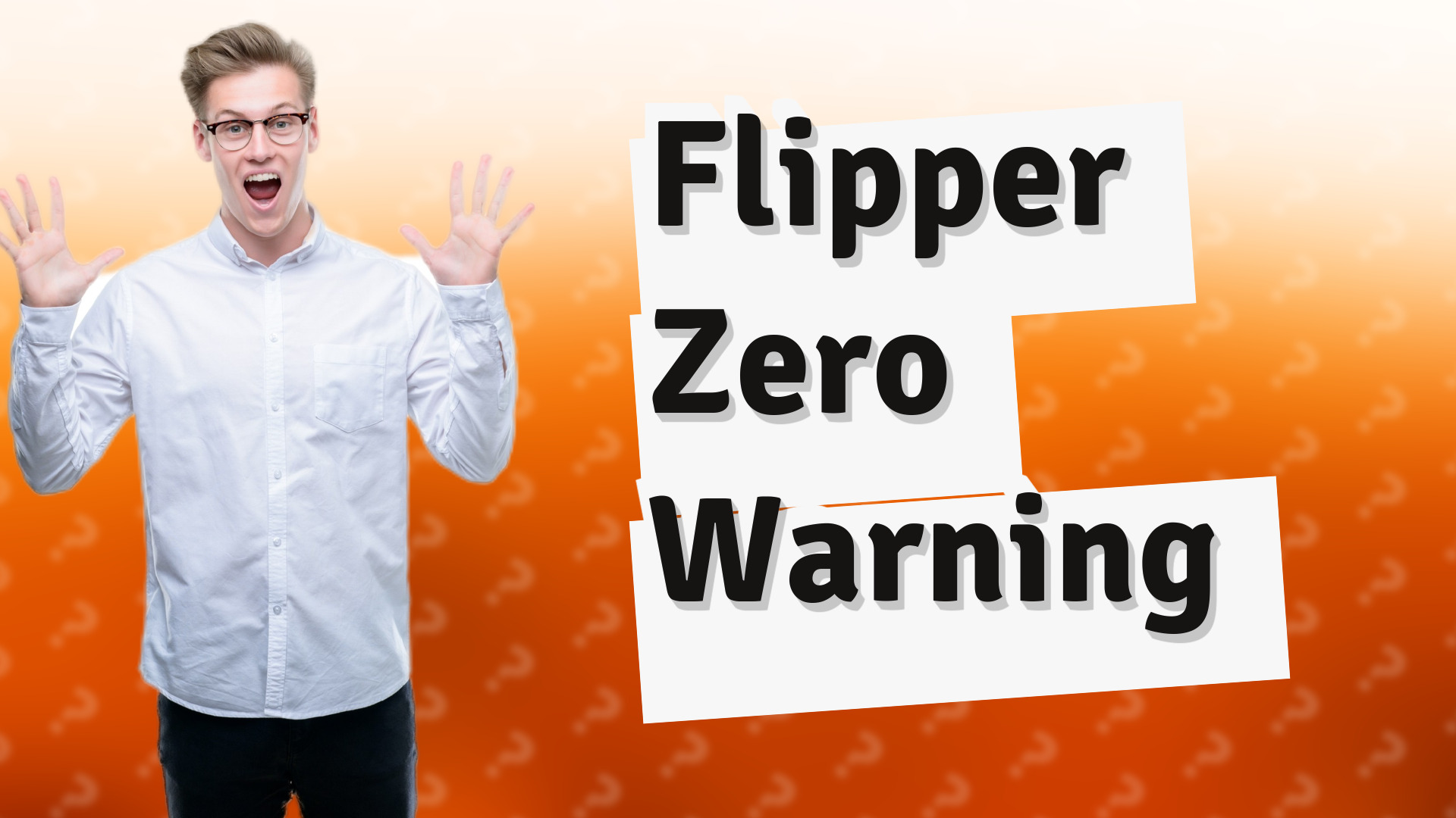 Flipper Zero Warning