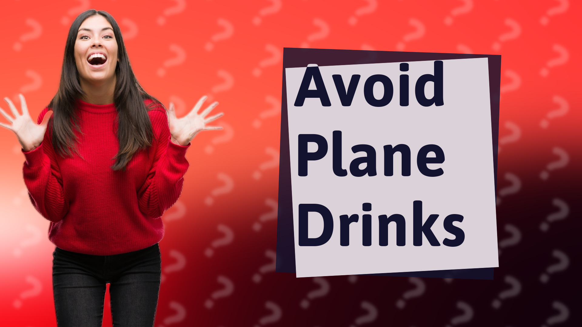 Avoid Plane Drinks