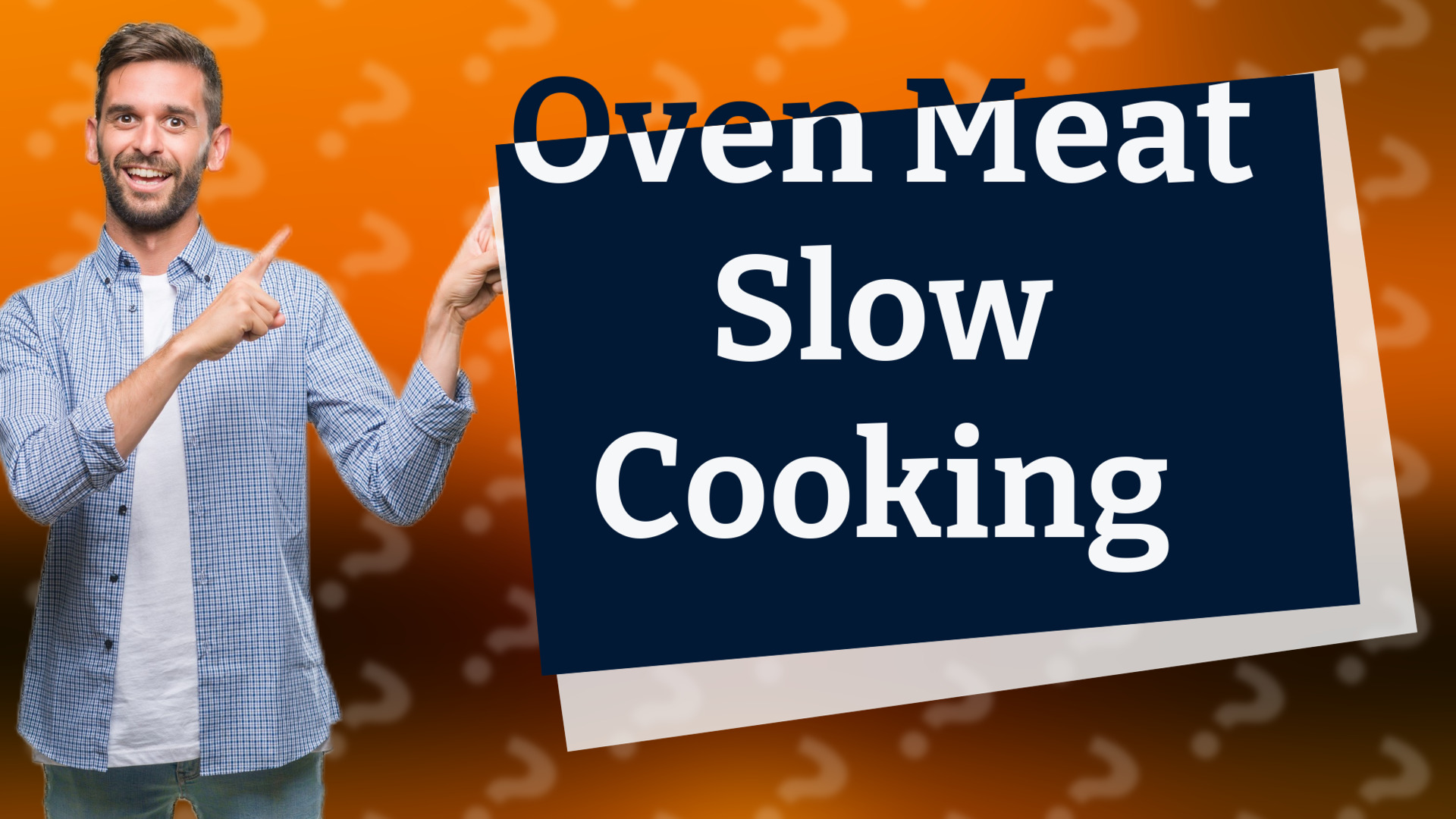 Oven Meat Slow Cooking