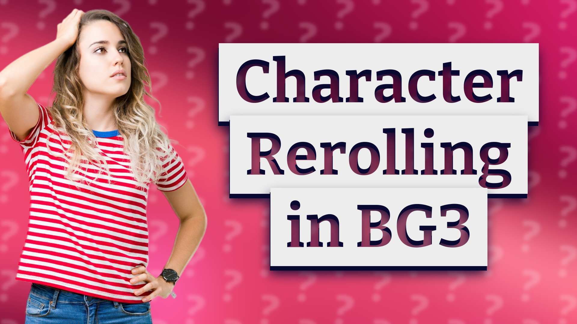 Character Rerolling in BG3