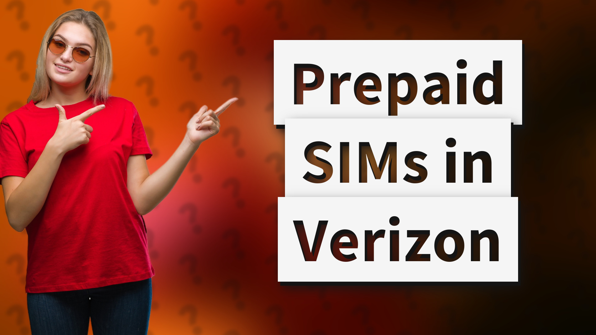 Prepaid SIMs in Verizon