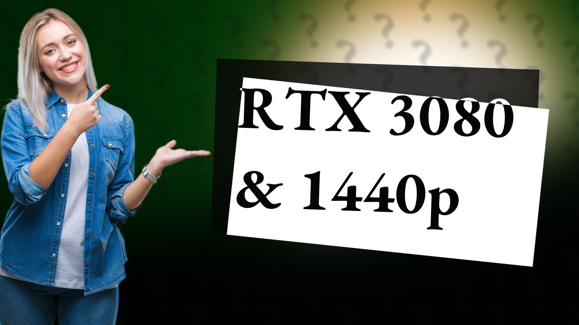 RTX 3080 & 1440p