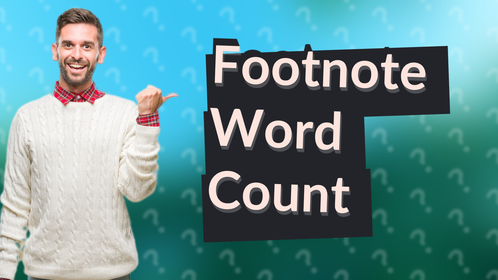 Footnote Word Count
