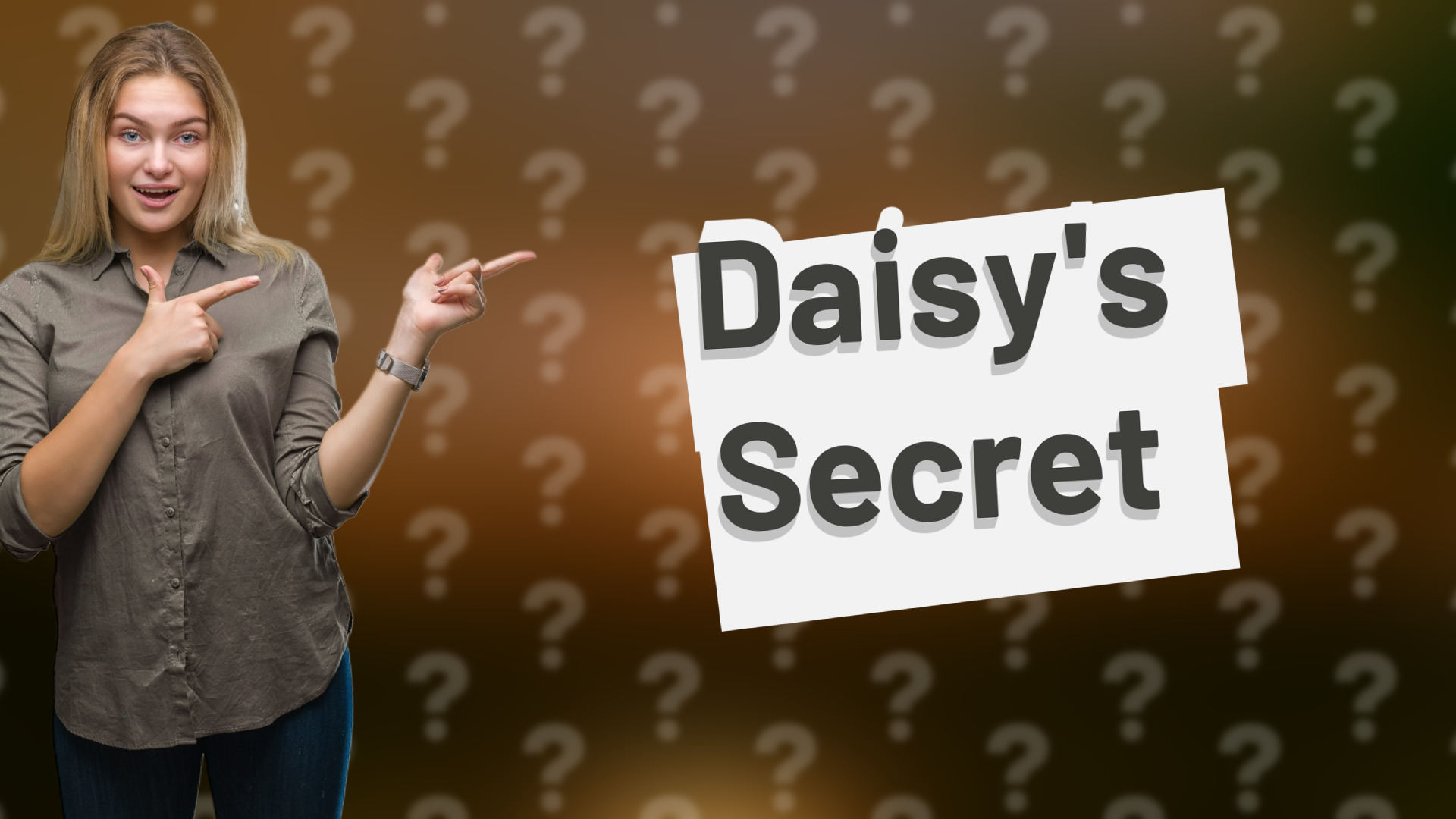 Daisy's Secret