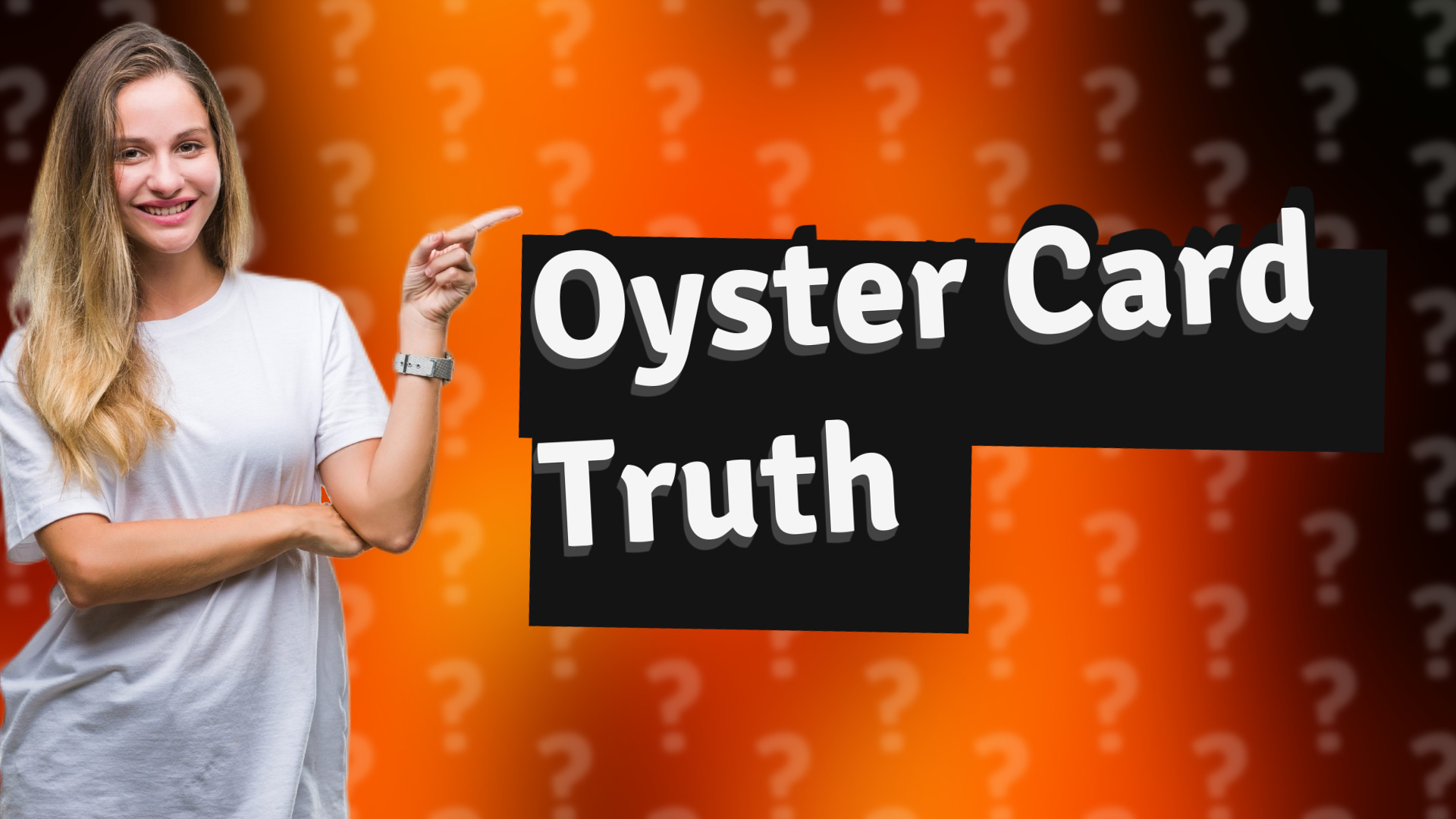 Oyster Card Truth