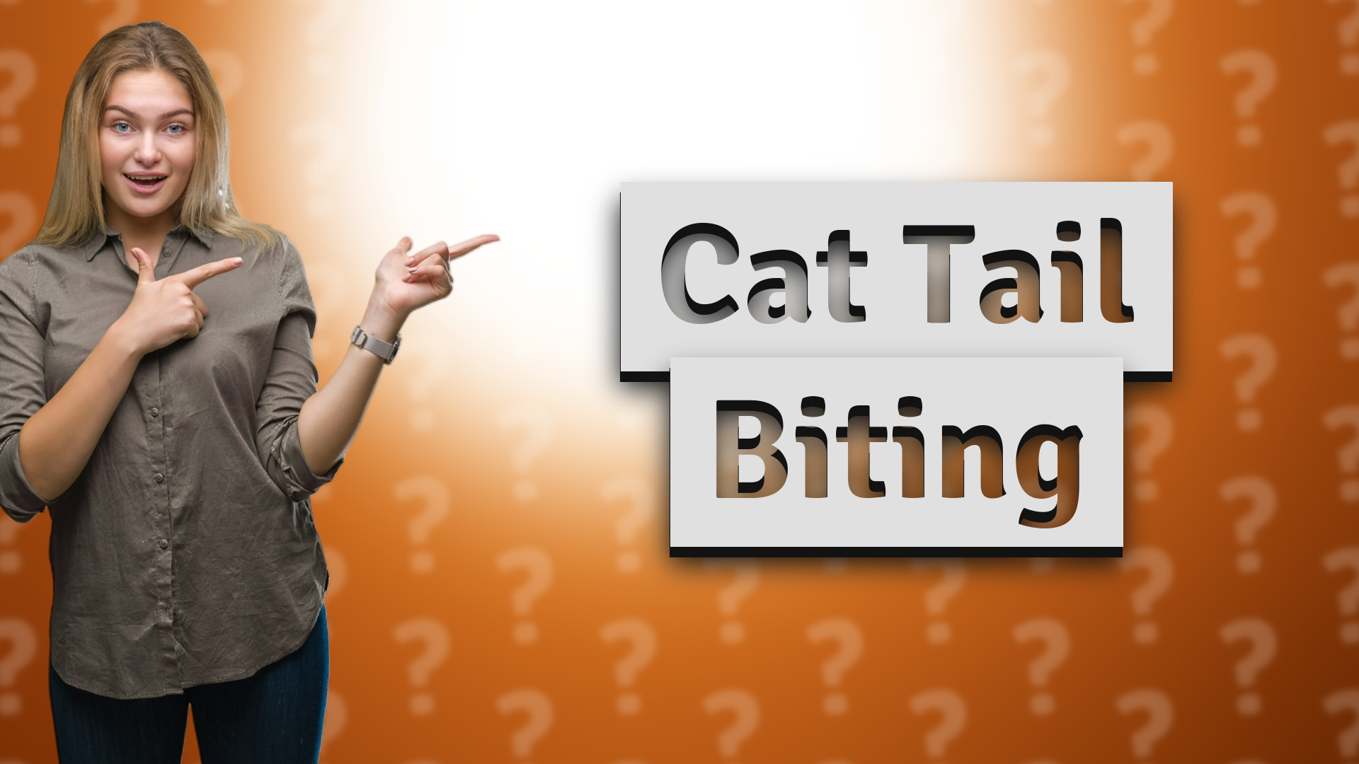 Cat Tail Biting