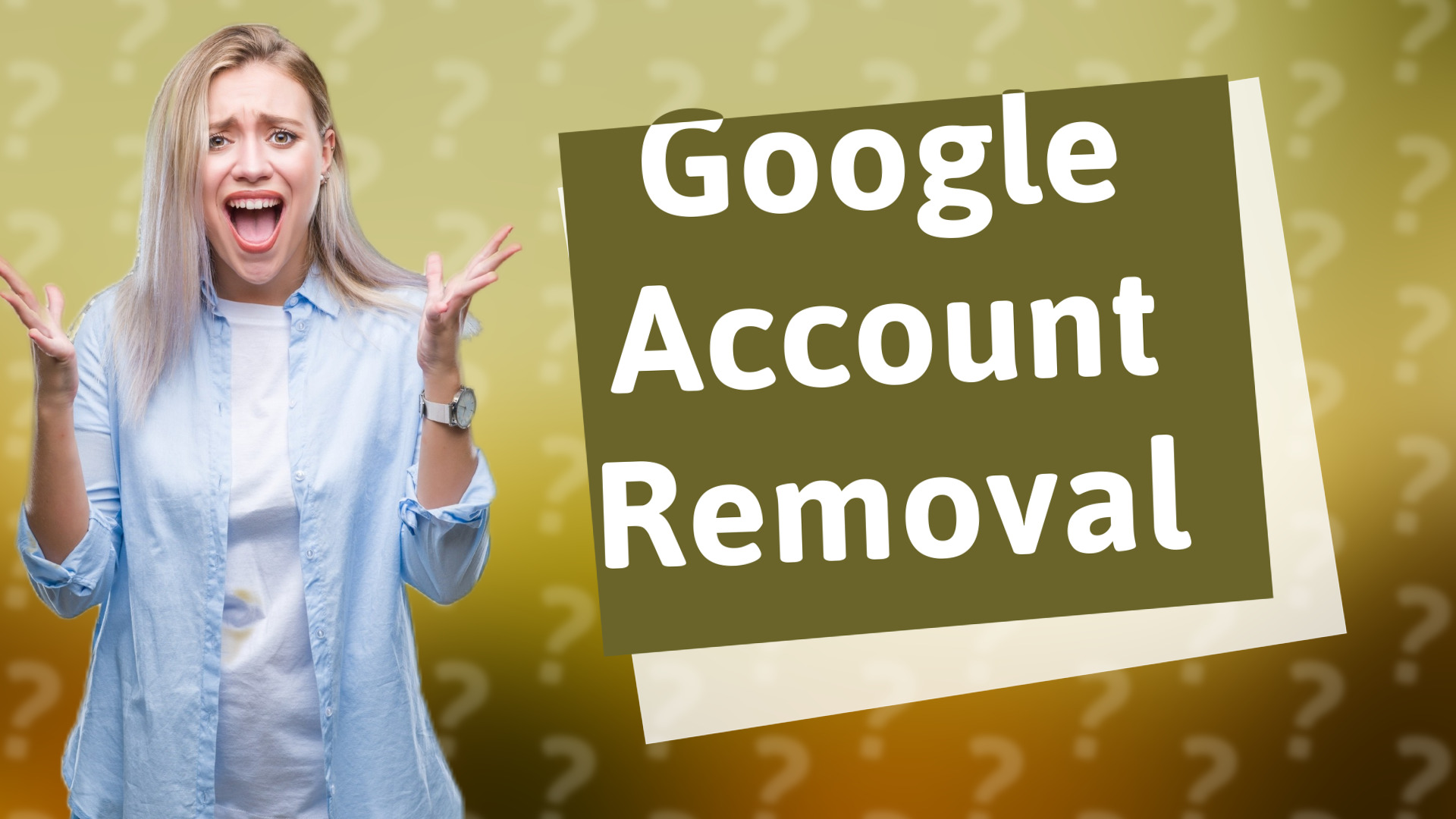 Google Account Removal
