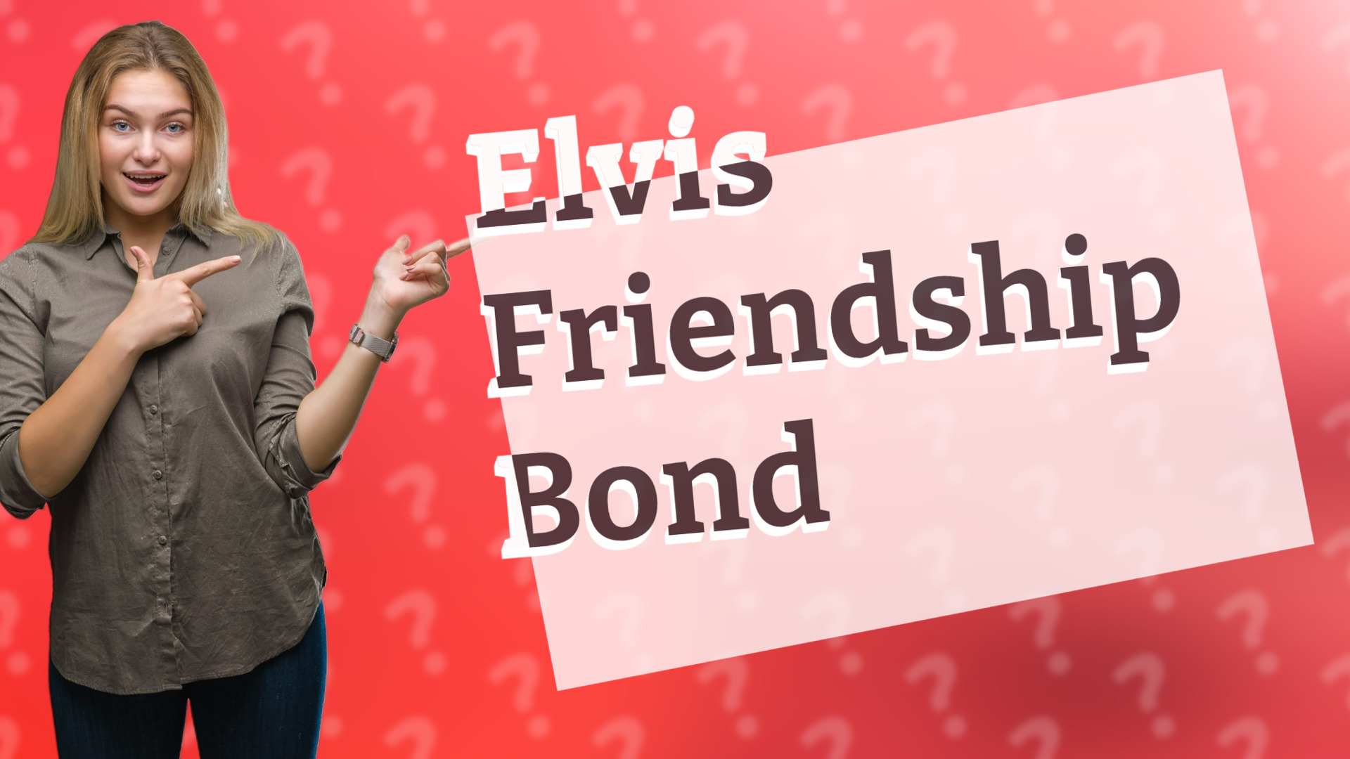 Elvis Friendship Bond