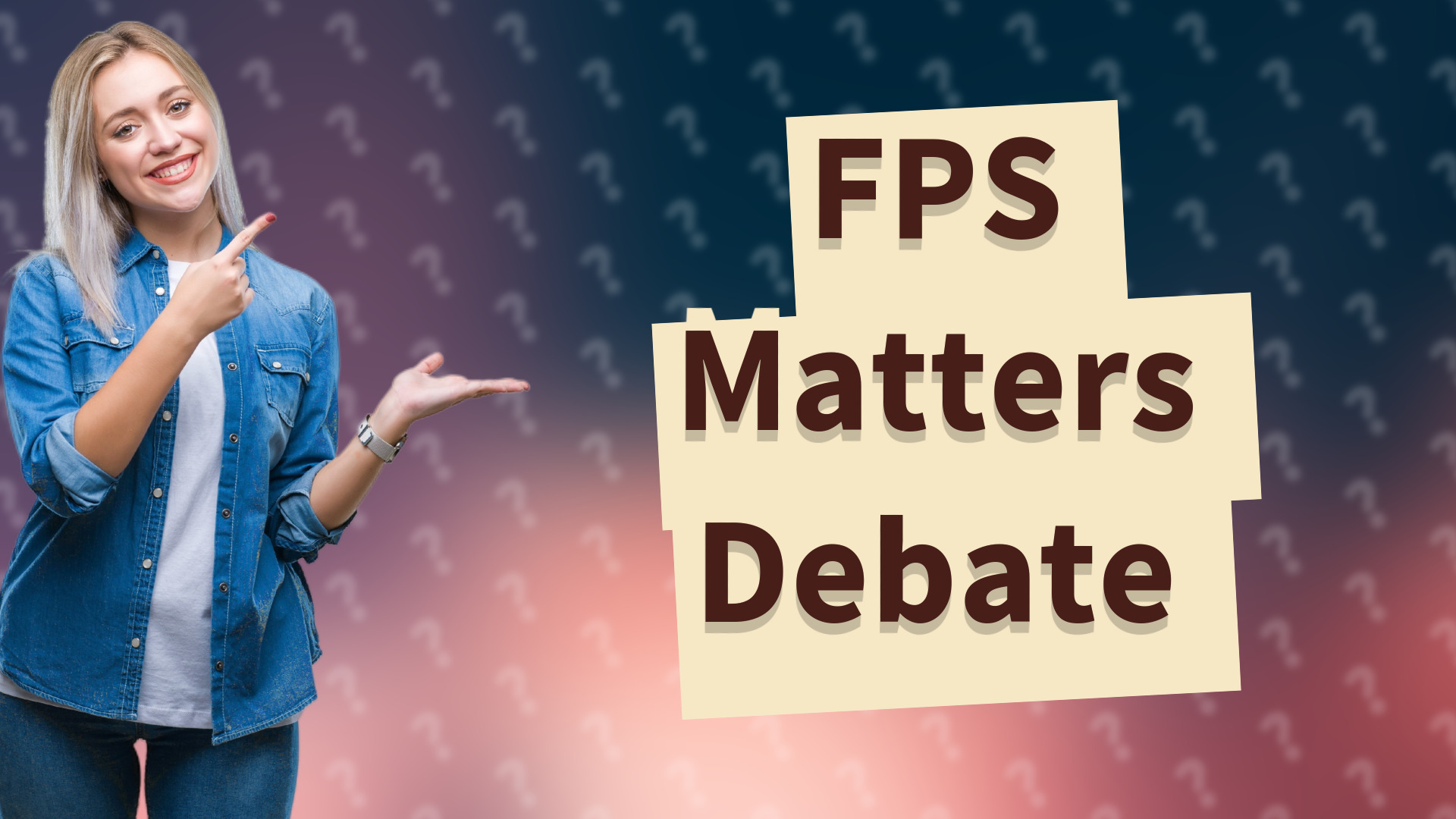 FPS Matters Debate