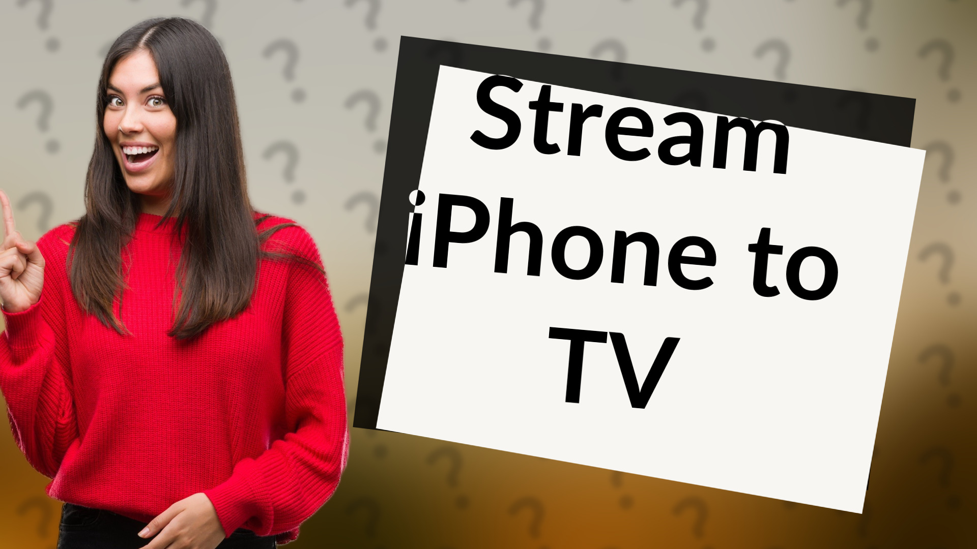 Stream iPhone to TV
