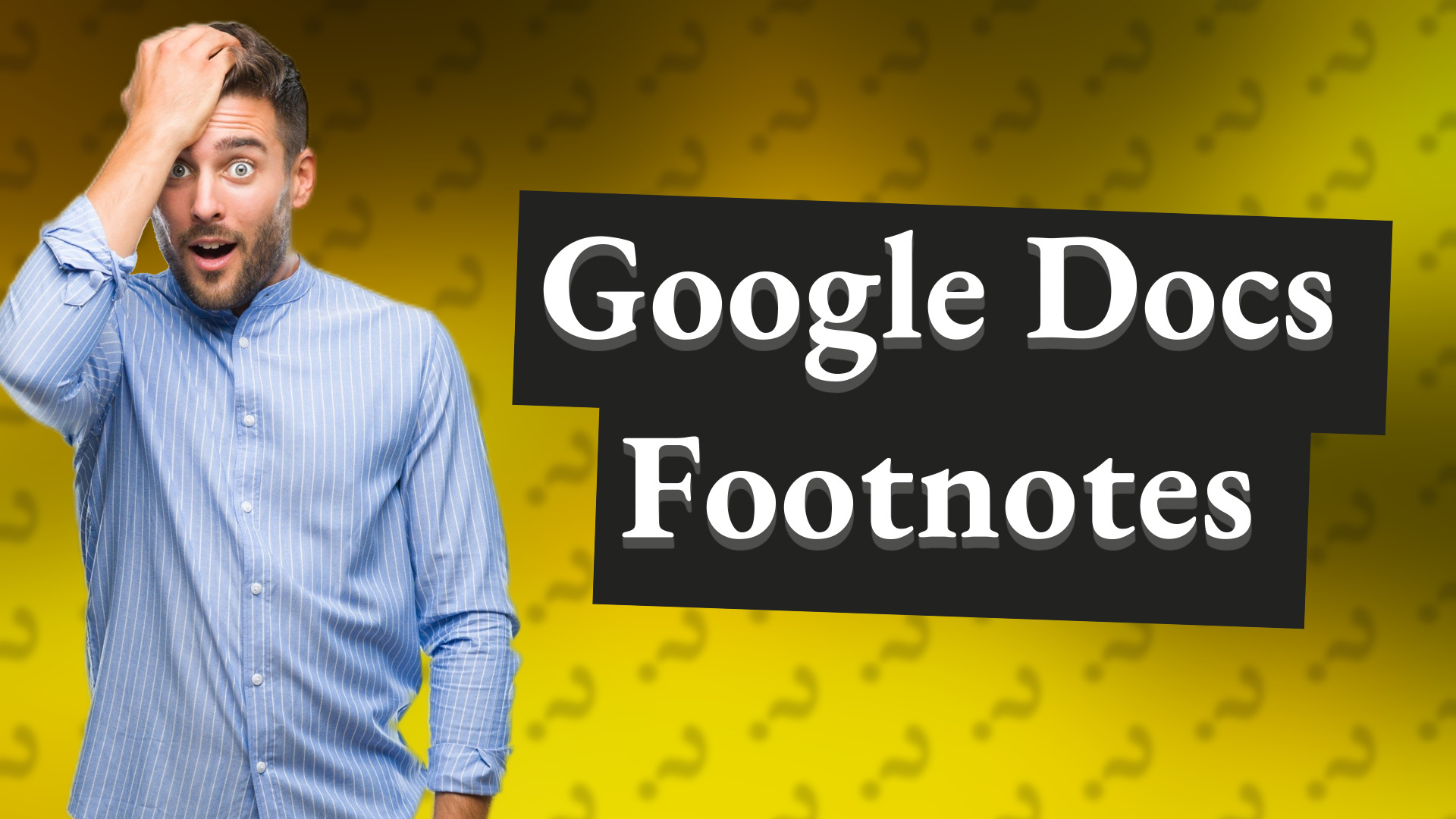 Google Docs Footnotes