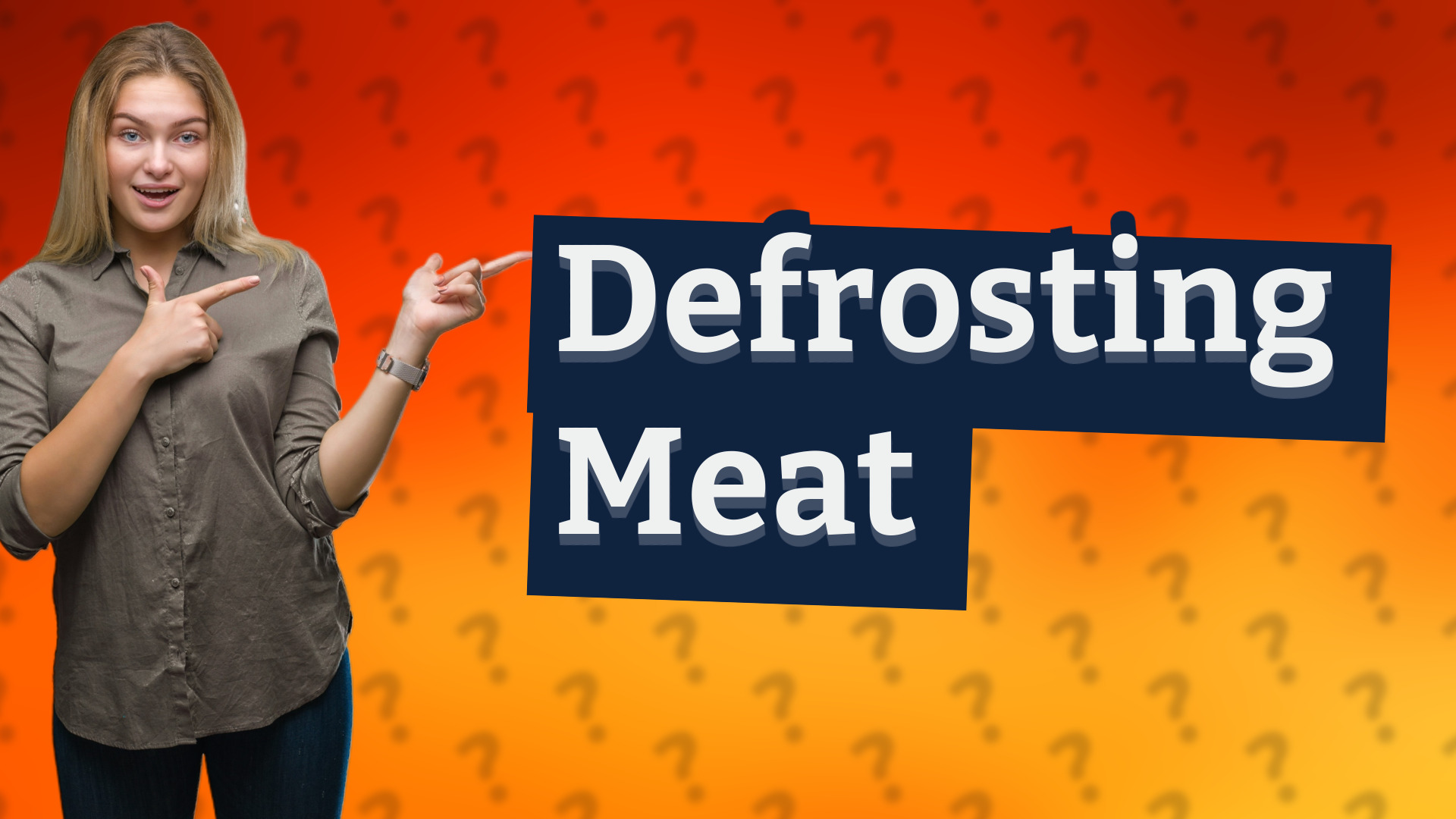 Defrosting Meat