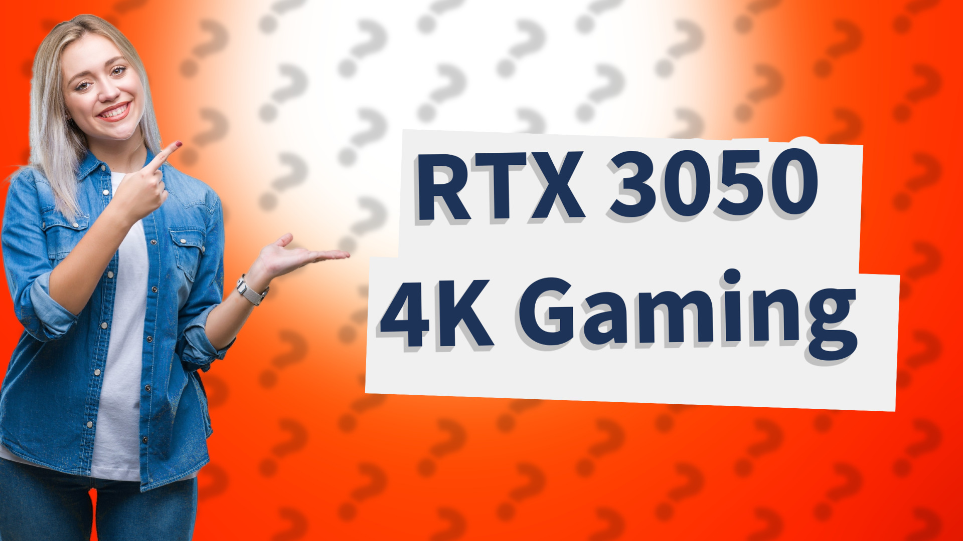 RTX 3050 4K Gaming