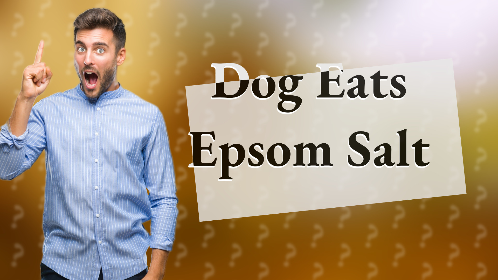 Dog Eats Epsom Salt
