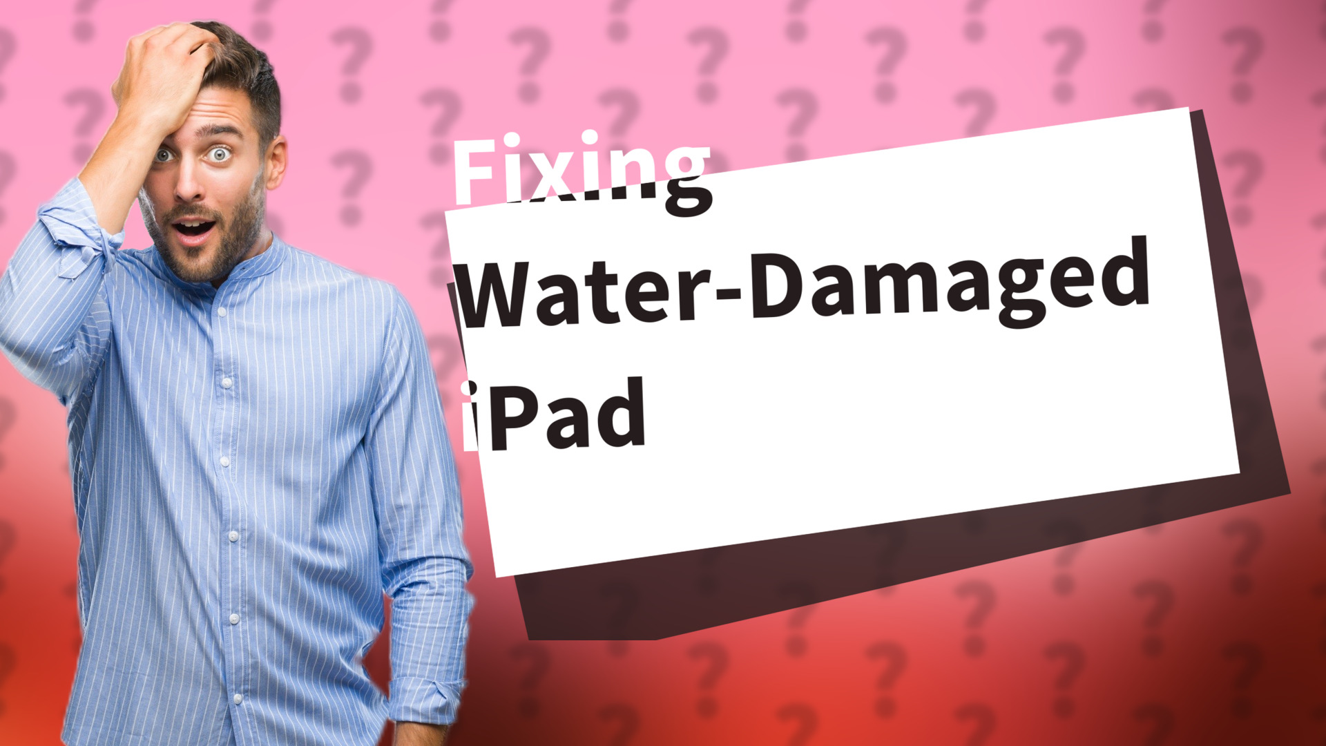 Fixing Water-Damaged iPad