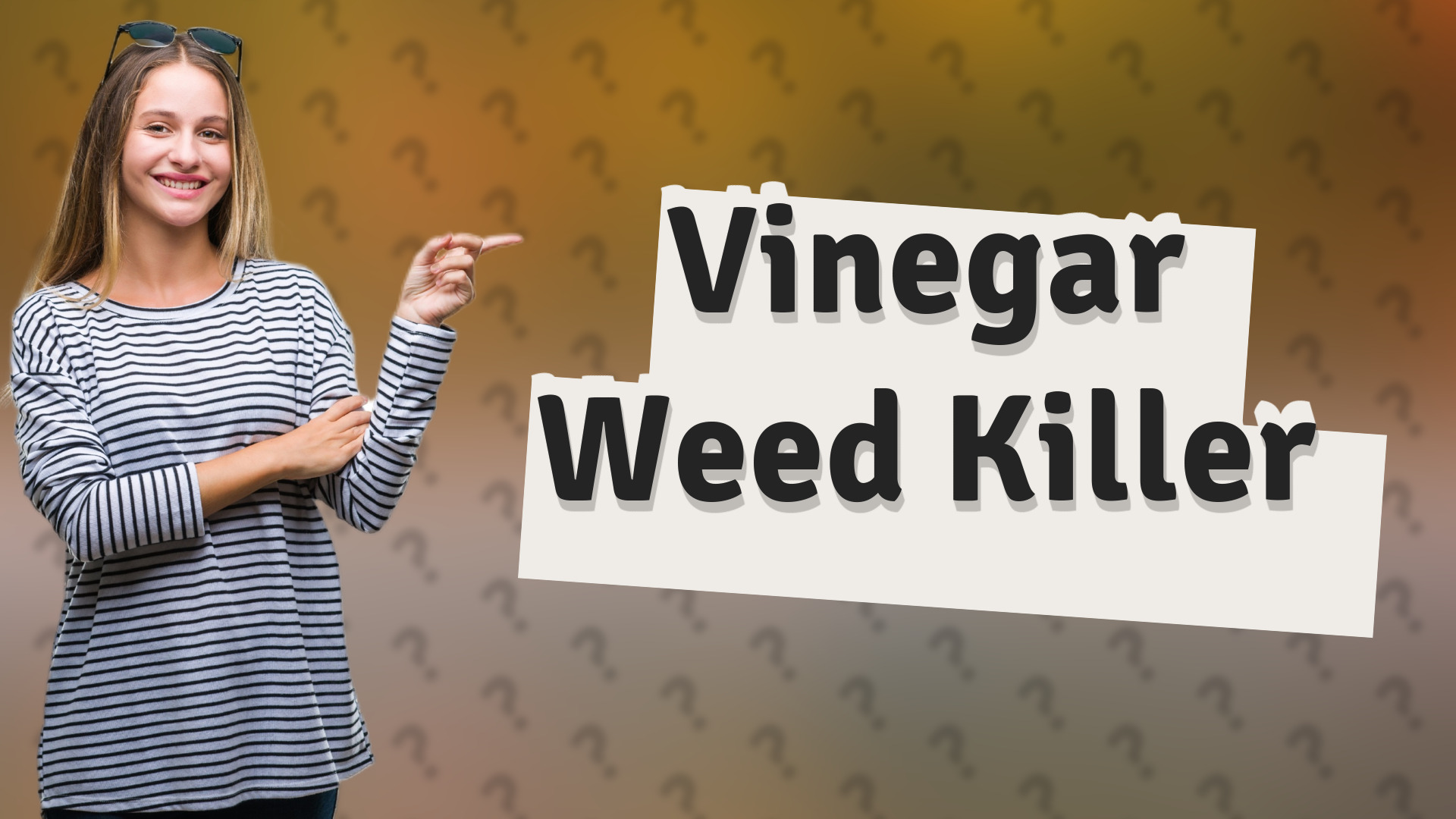 Vinegar Weed Killer