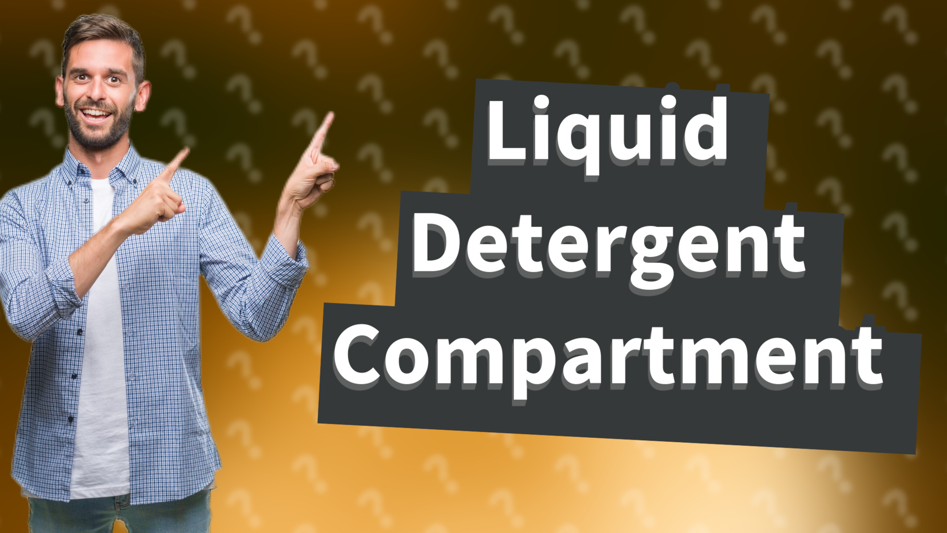 Liquid Detergent Compartment