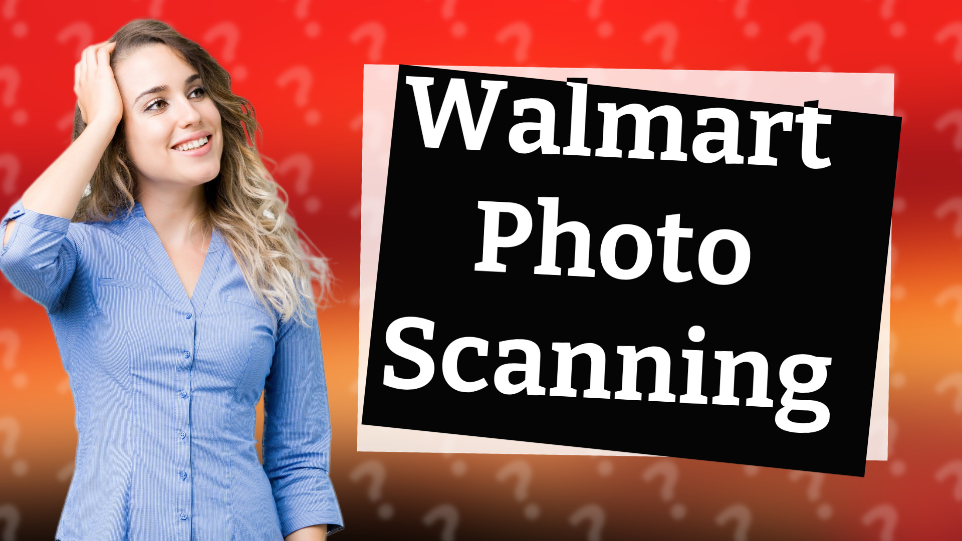 Walmart Photo Scanning