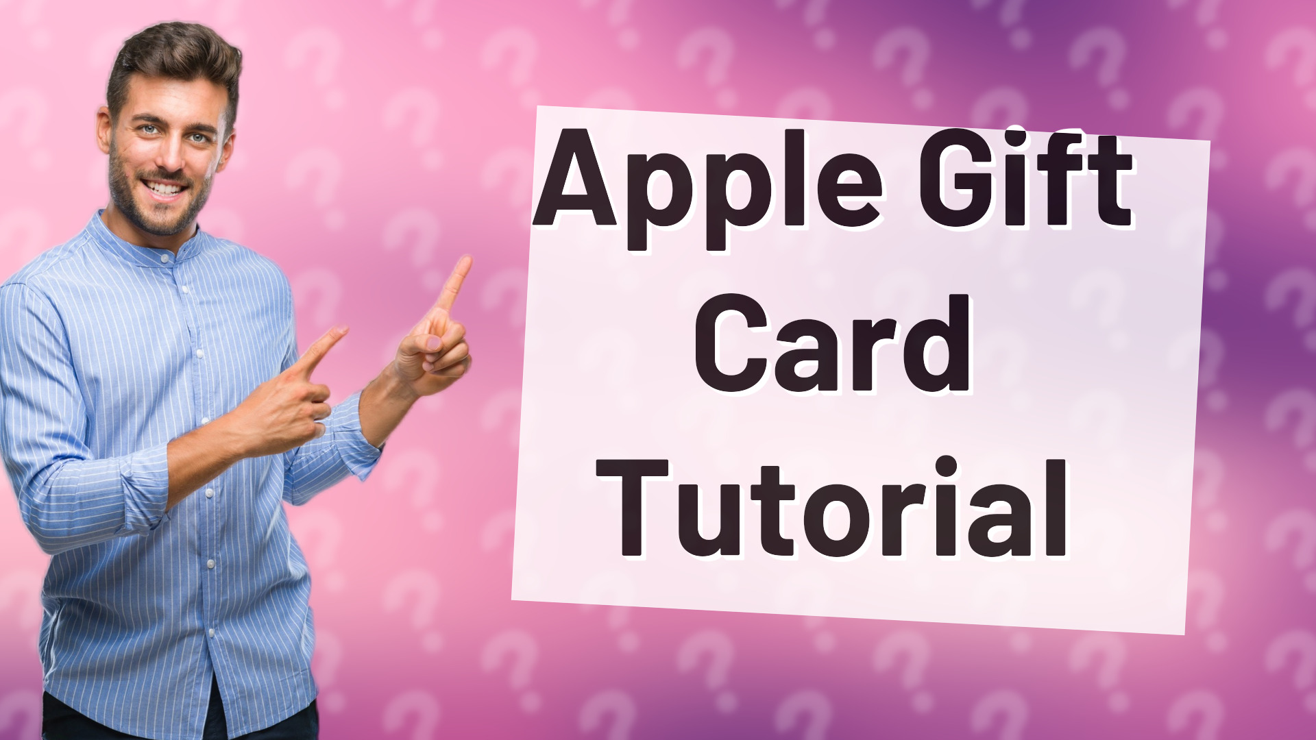 Apple Gift Card Tutorial