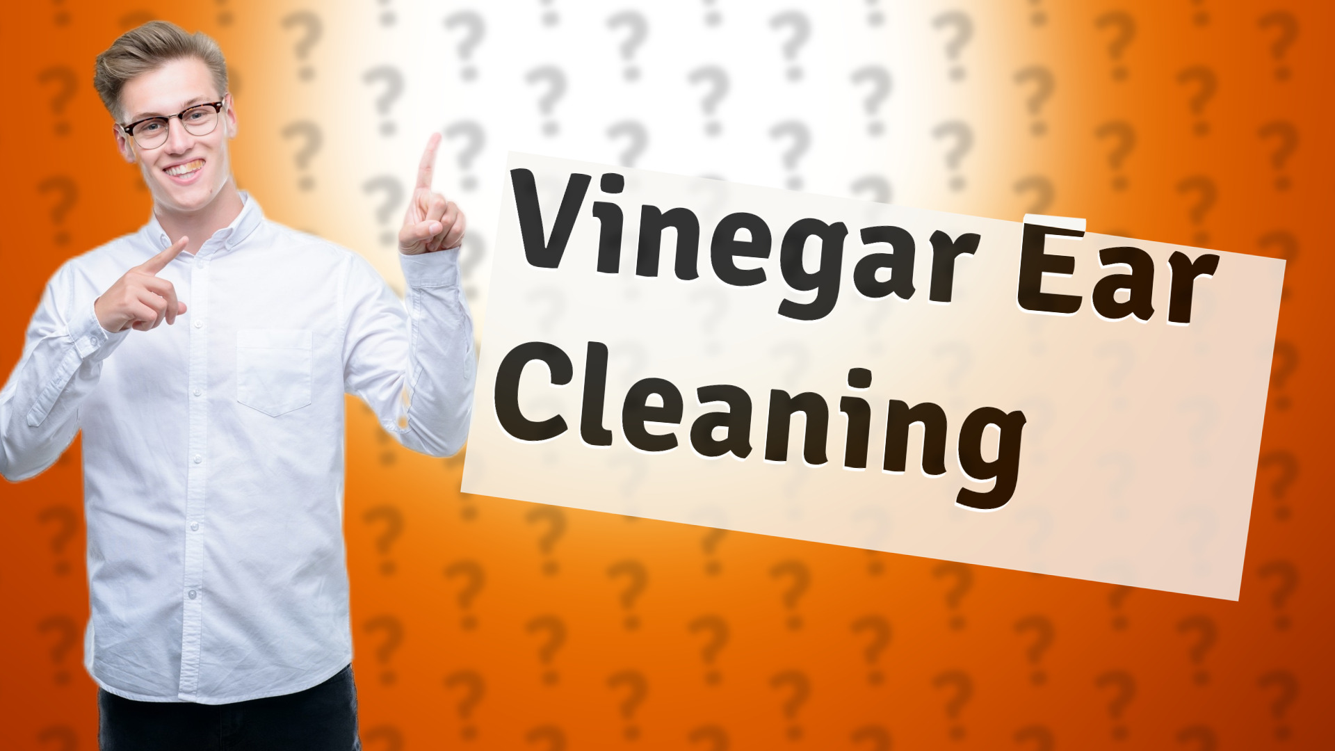Vinegar Ear Cleaning